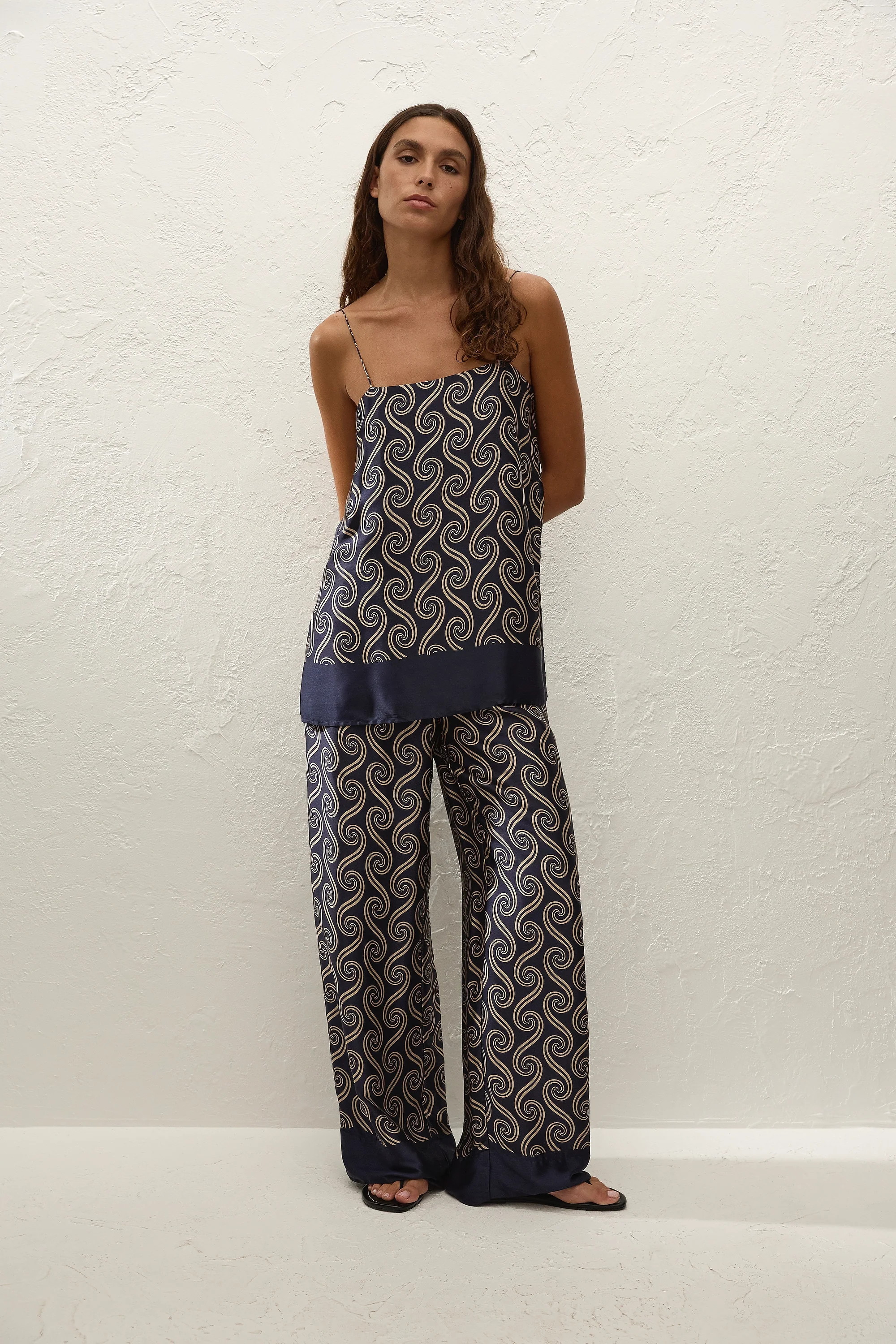 Aina Top Juanita Swirl Indigo