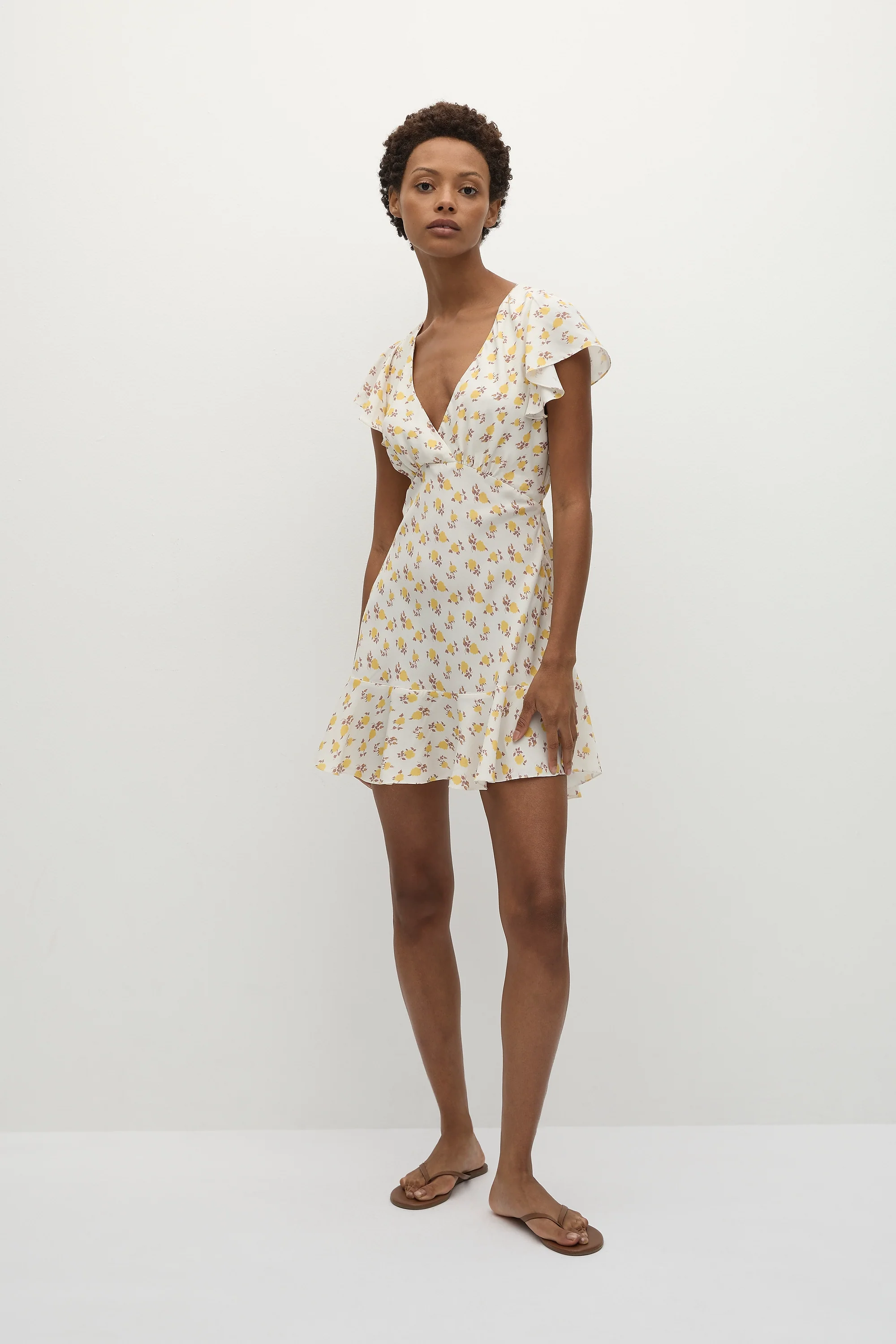Alba Mini Dress Hazy Rose Canary - Final Sale