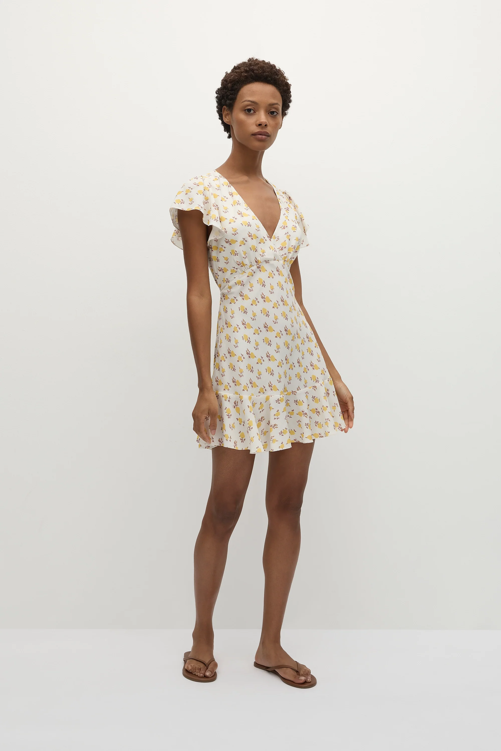 Alba Mini Dress Hazy Rose Canary - Final Sale - Image 3