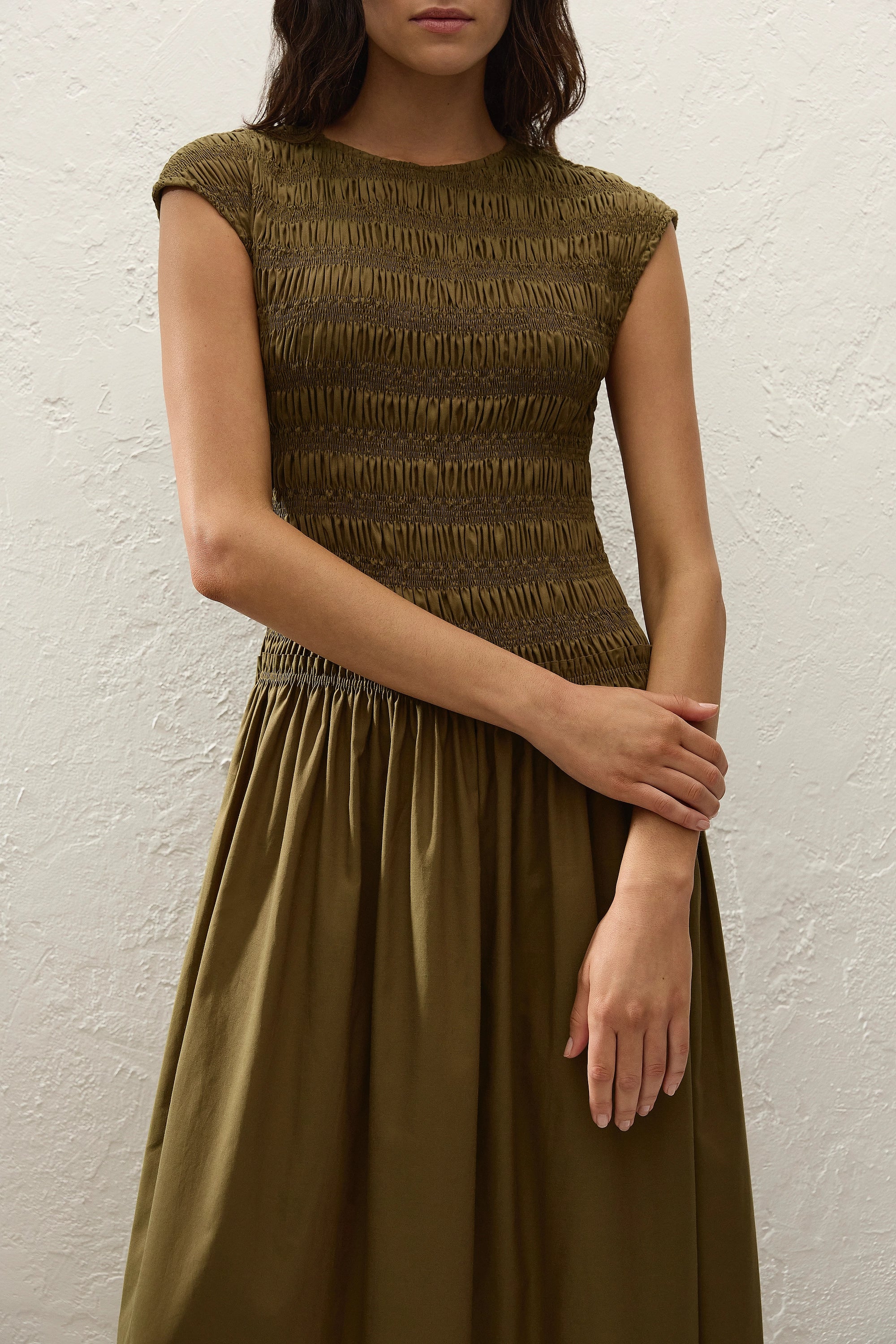 Ale Midi Dress Olive - Image 2