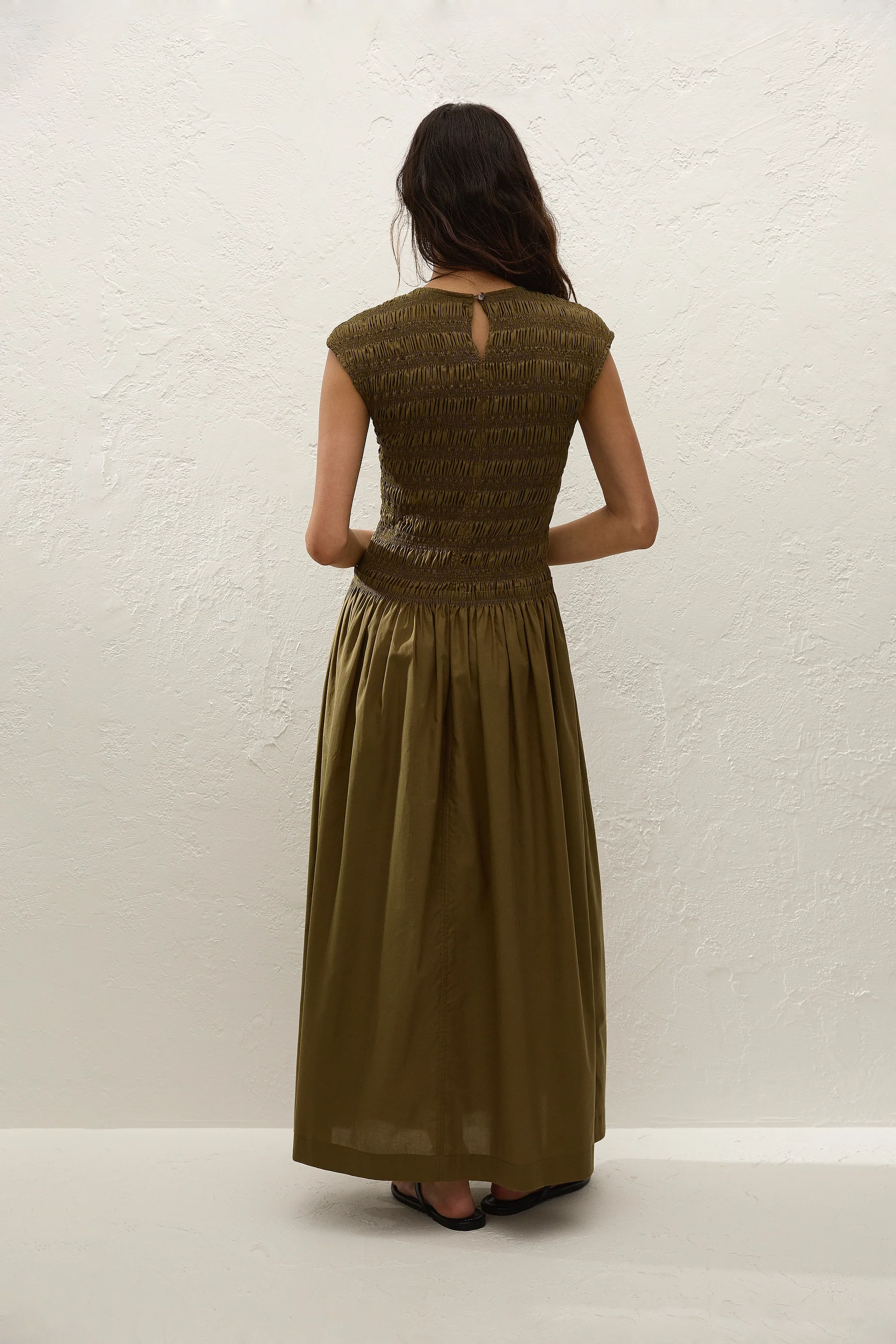 Ale Midi Dress Olive - Image 5
