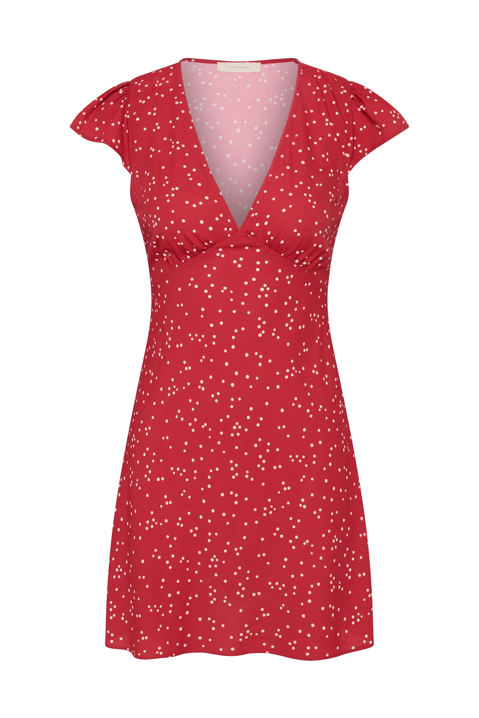 Alvisa Mini Dress Linnea Dot Rosso - Image 6