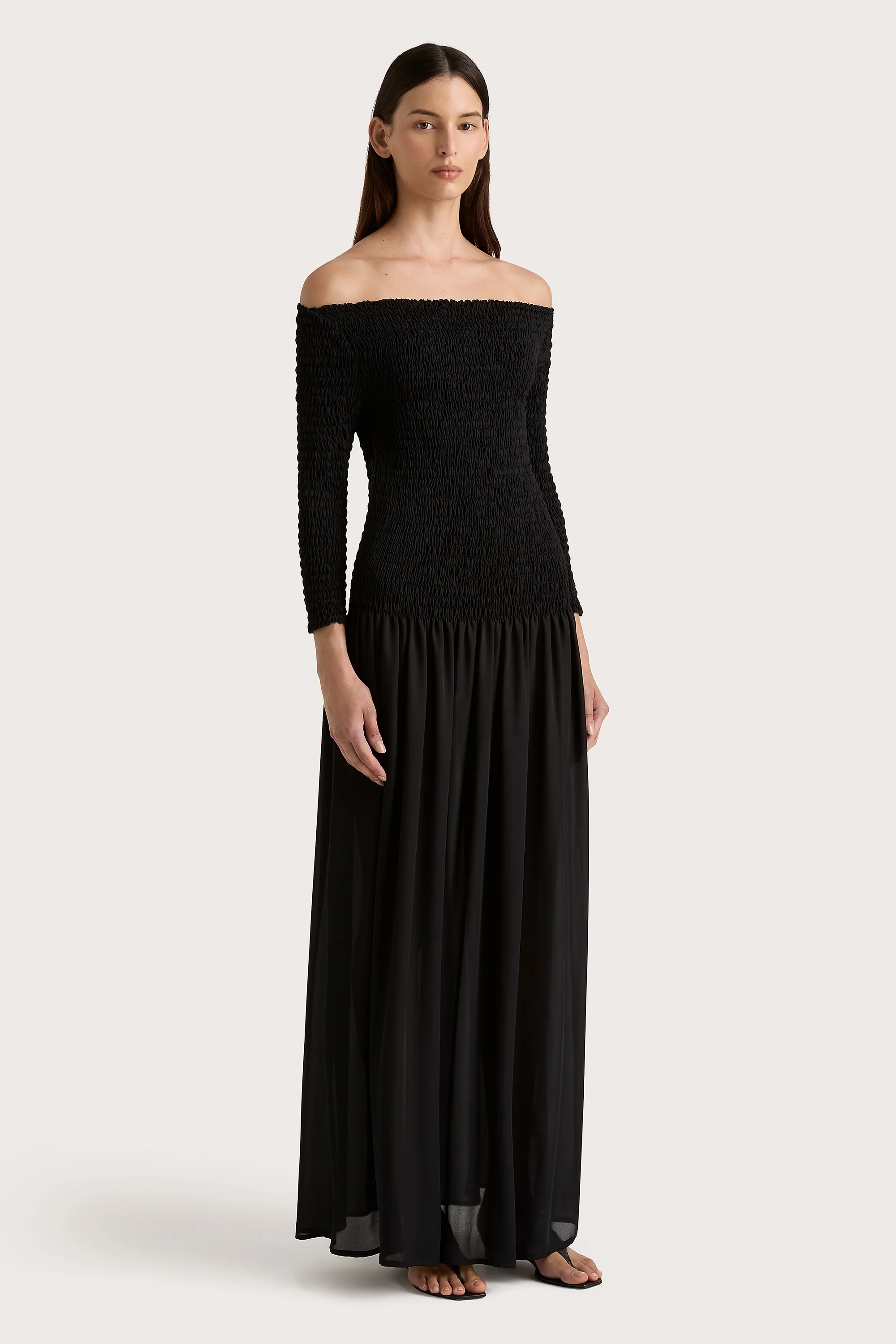 Amandine Maxi Dress Black - Final Sale - Image 3