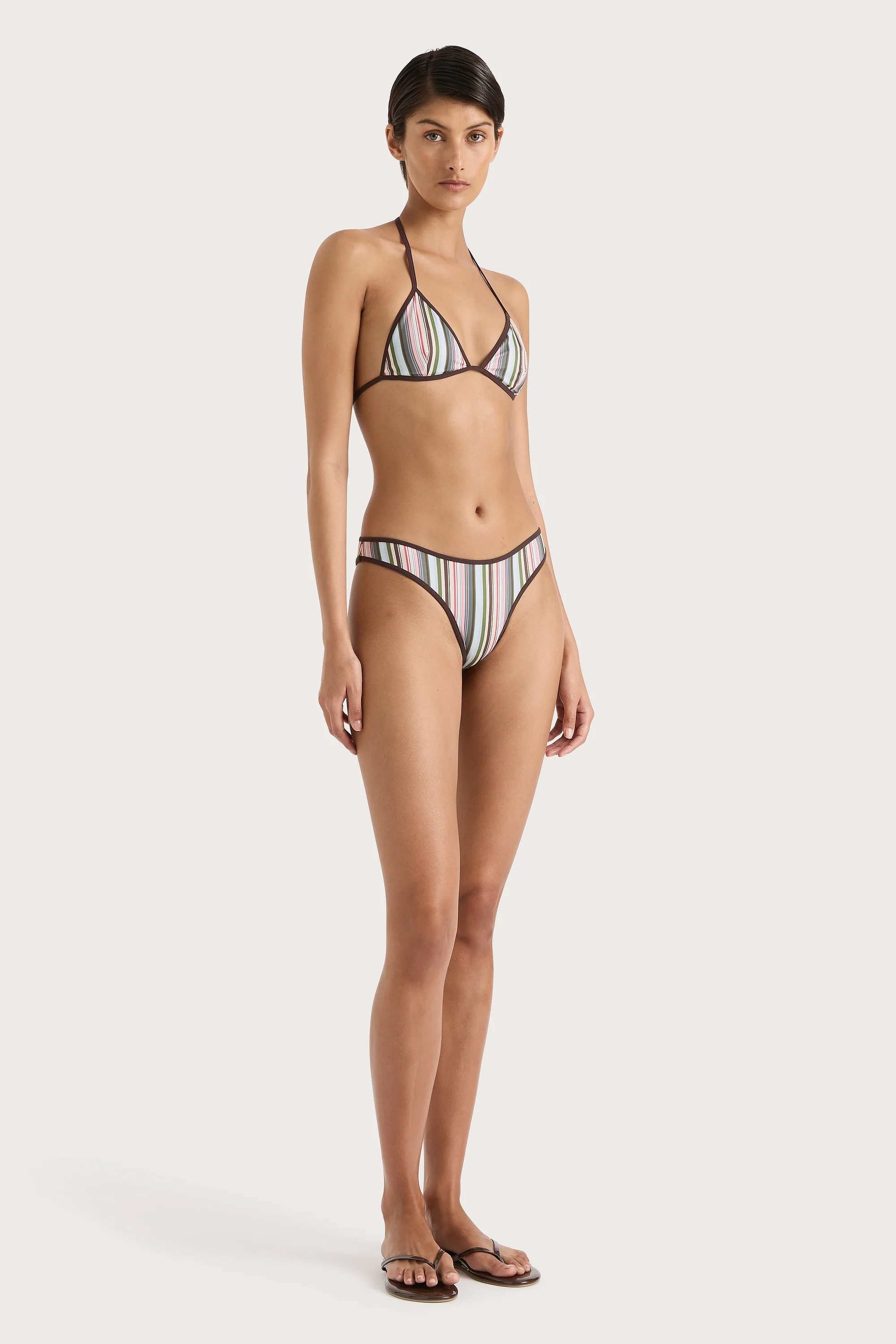 Ania Bikini Bottom Meleu Stripe Multi - Final Sale - Image 3