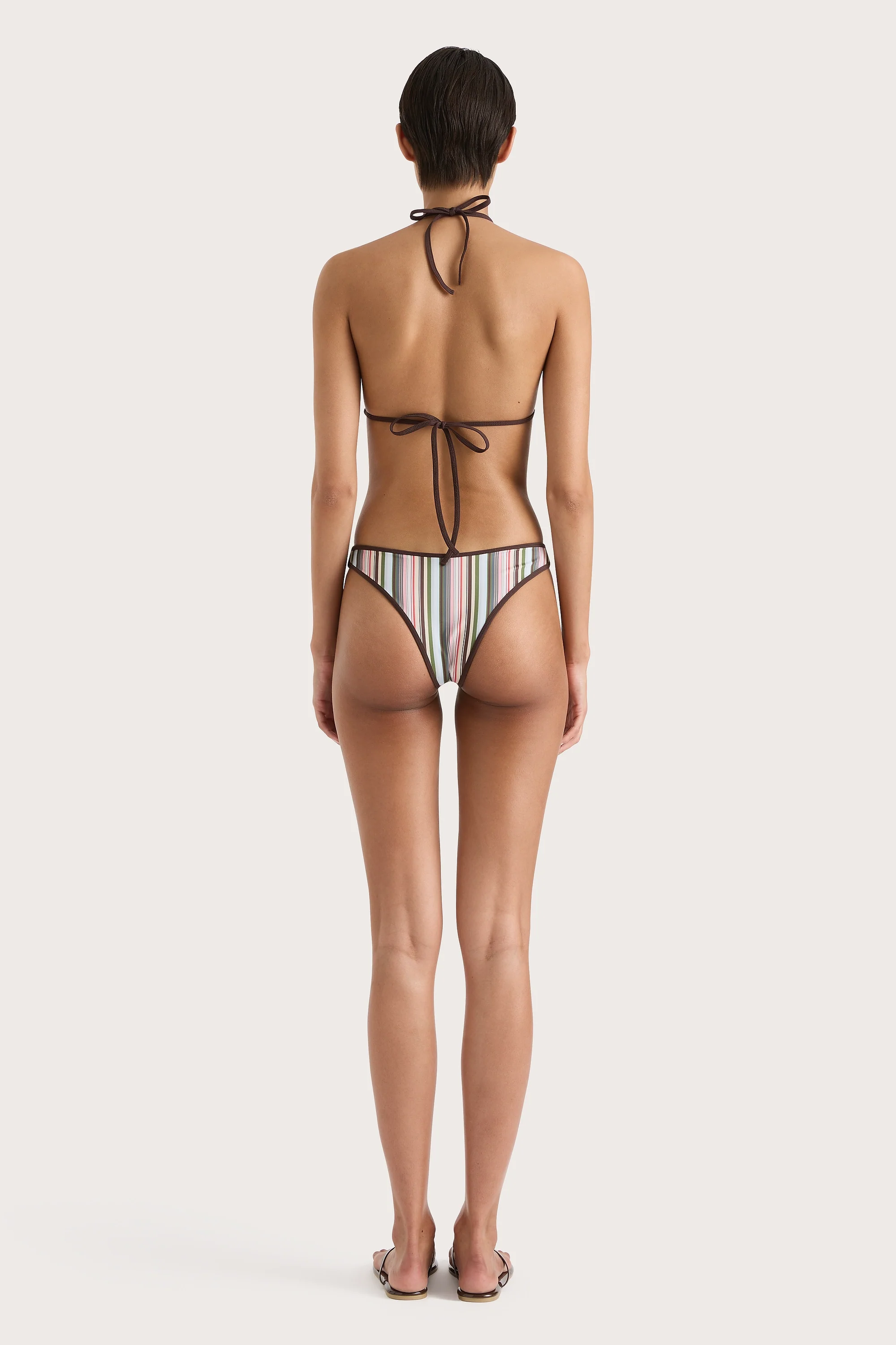 Ania Bikini Bottom Meleu Stripe Multi - Final Sale - Image 4