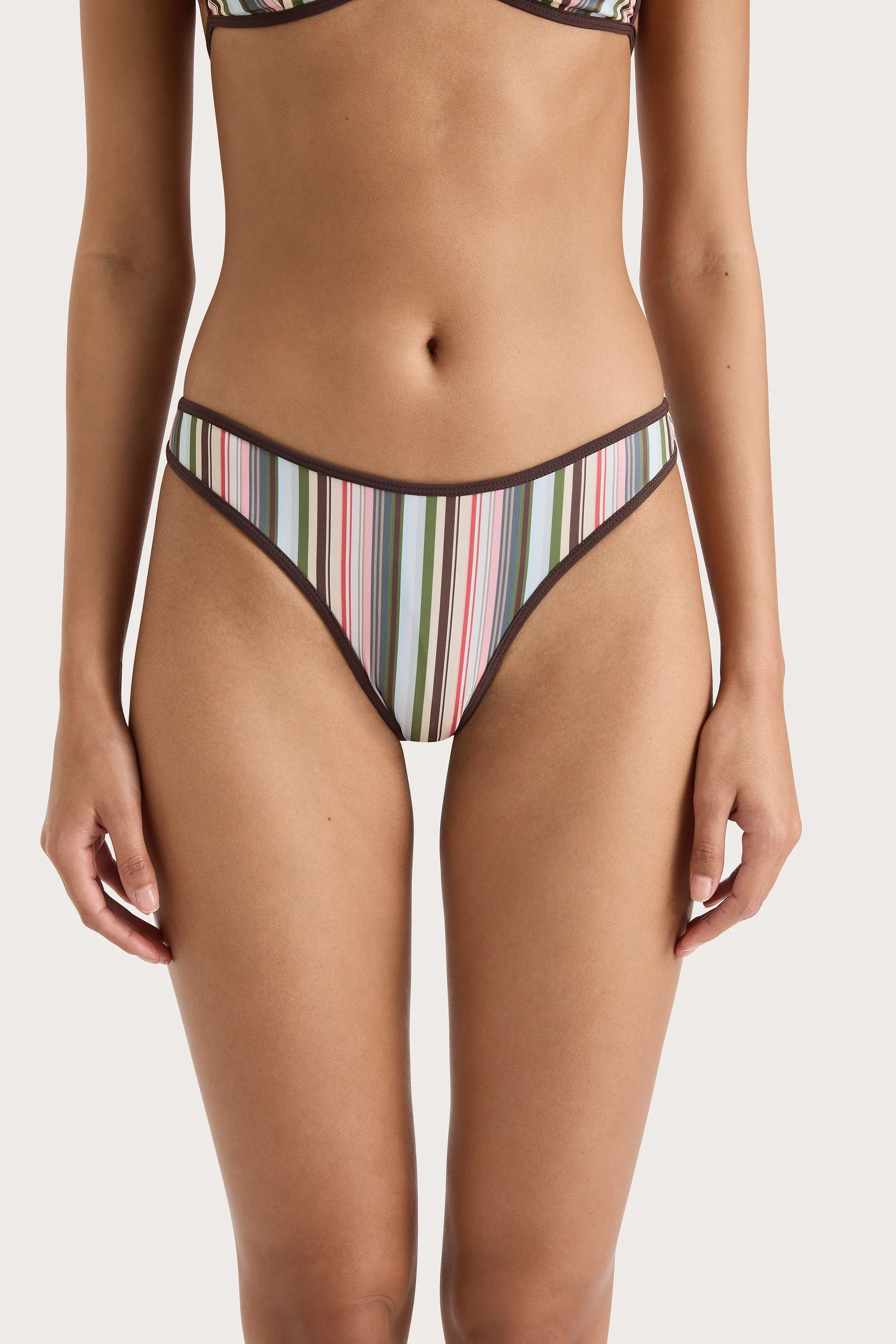 Ania Bikini Bottom Meleu Stripe Multi - Final Sale - Image 5