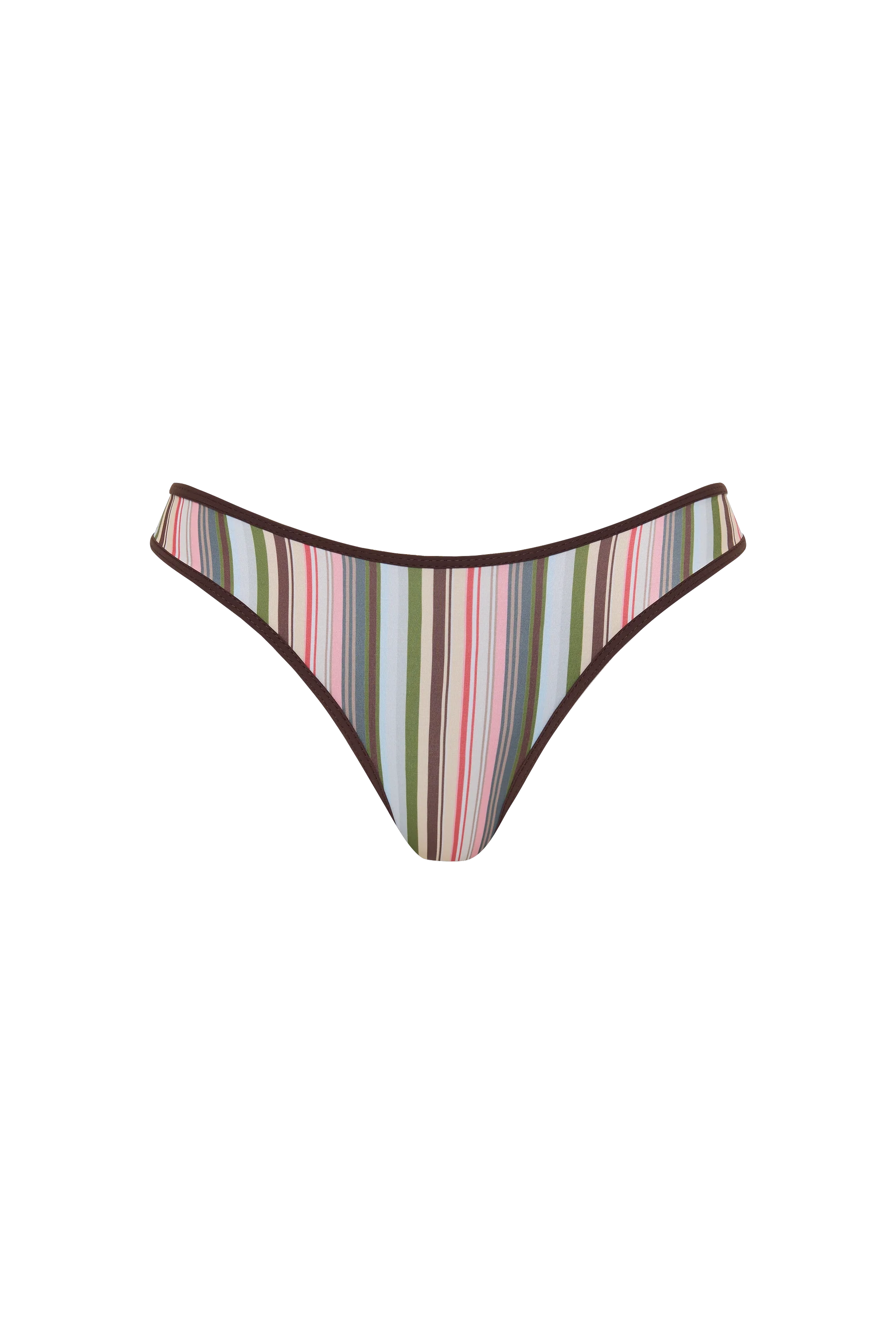 Ania Bikini Bottom Meleu Stripe Multi - Final Sale - Image 8