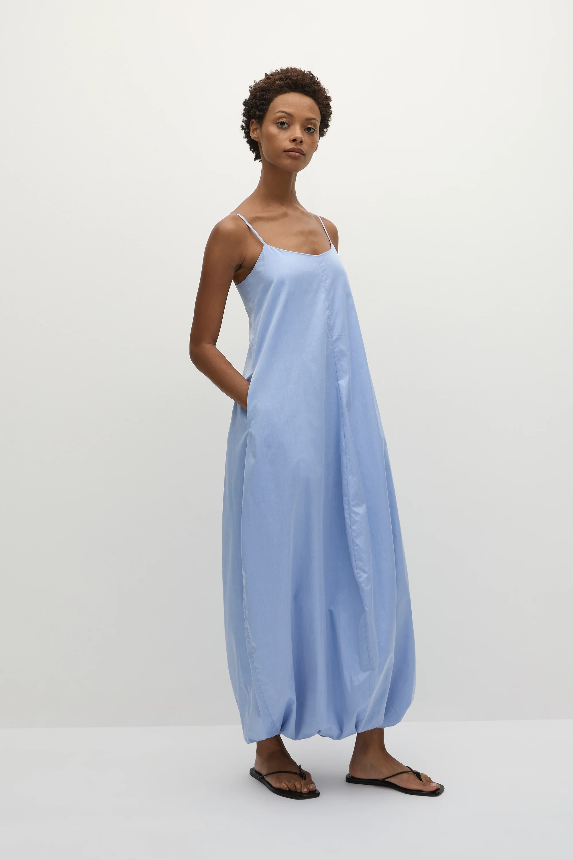 Aniela Maxi Dress Soft Blue - Final Sale - Image 4