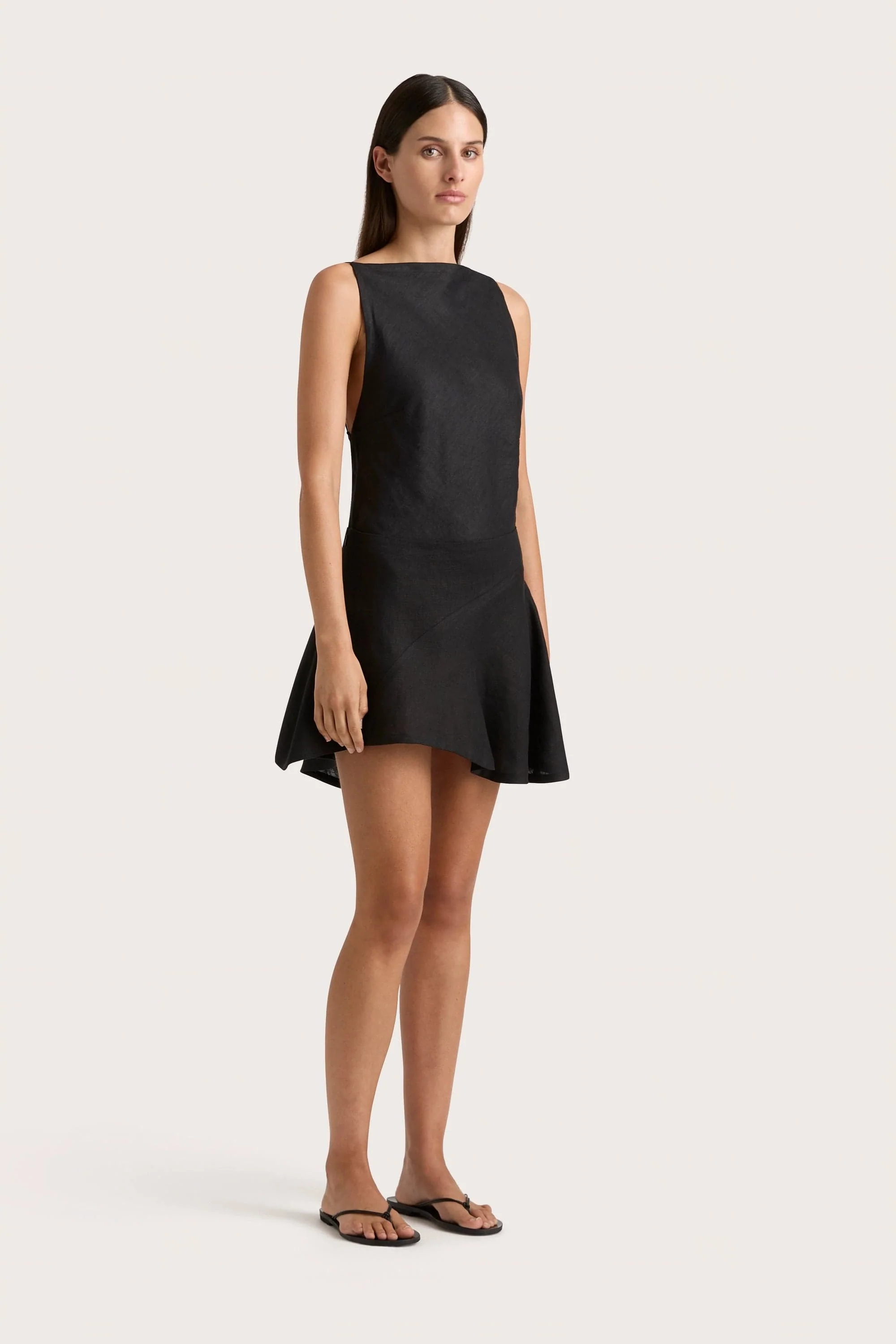 Antibes Mini Skirt Black - Final Sale - Image 4