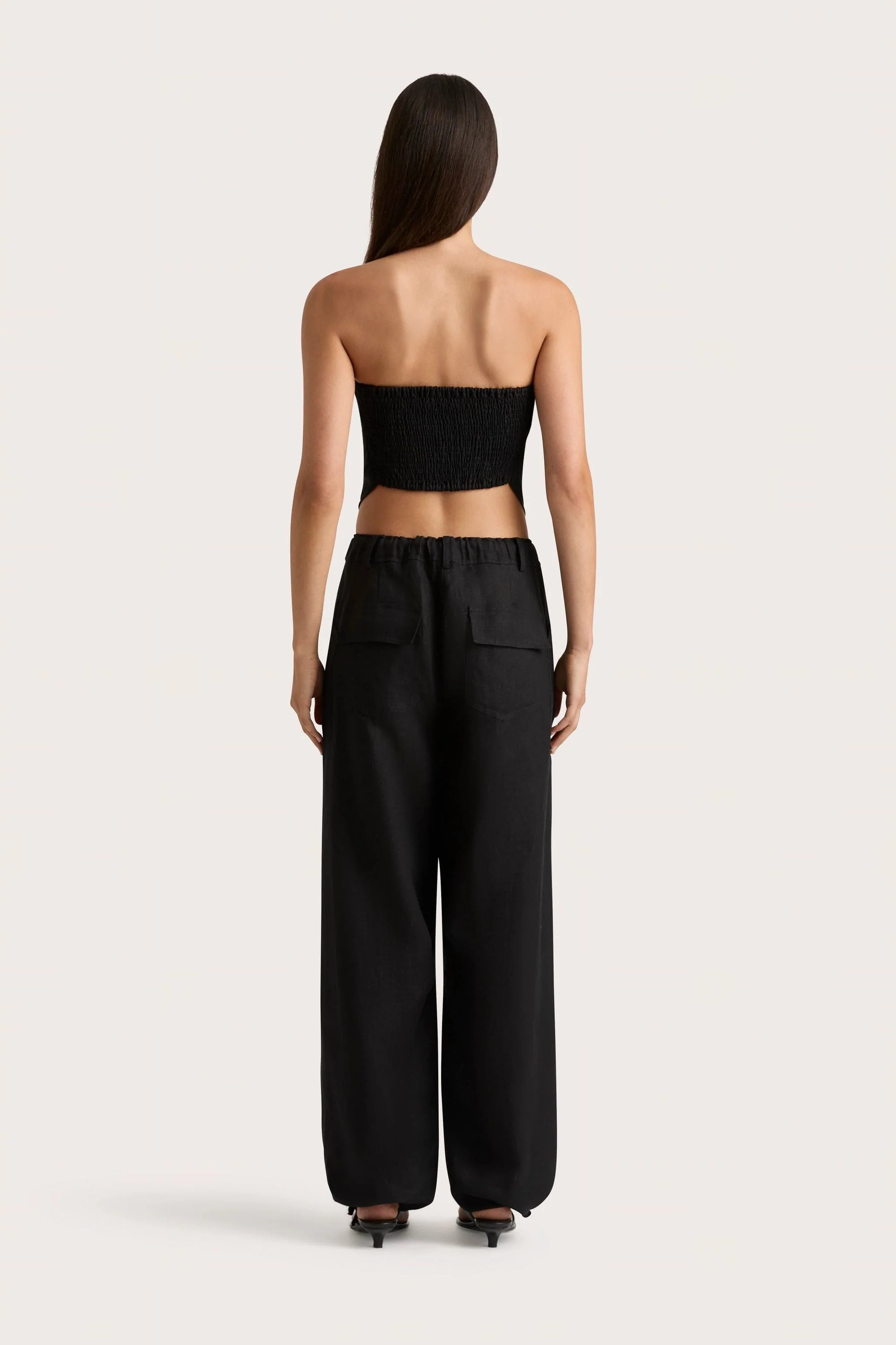 Antibes Strapless Top Black - Final Sale - Image 7