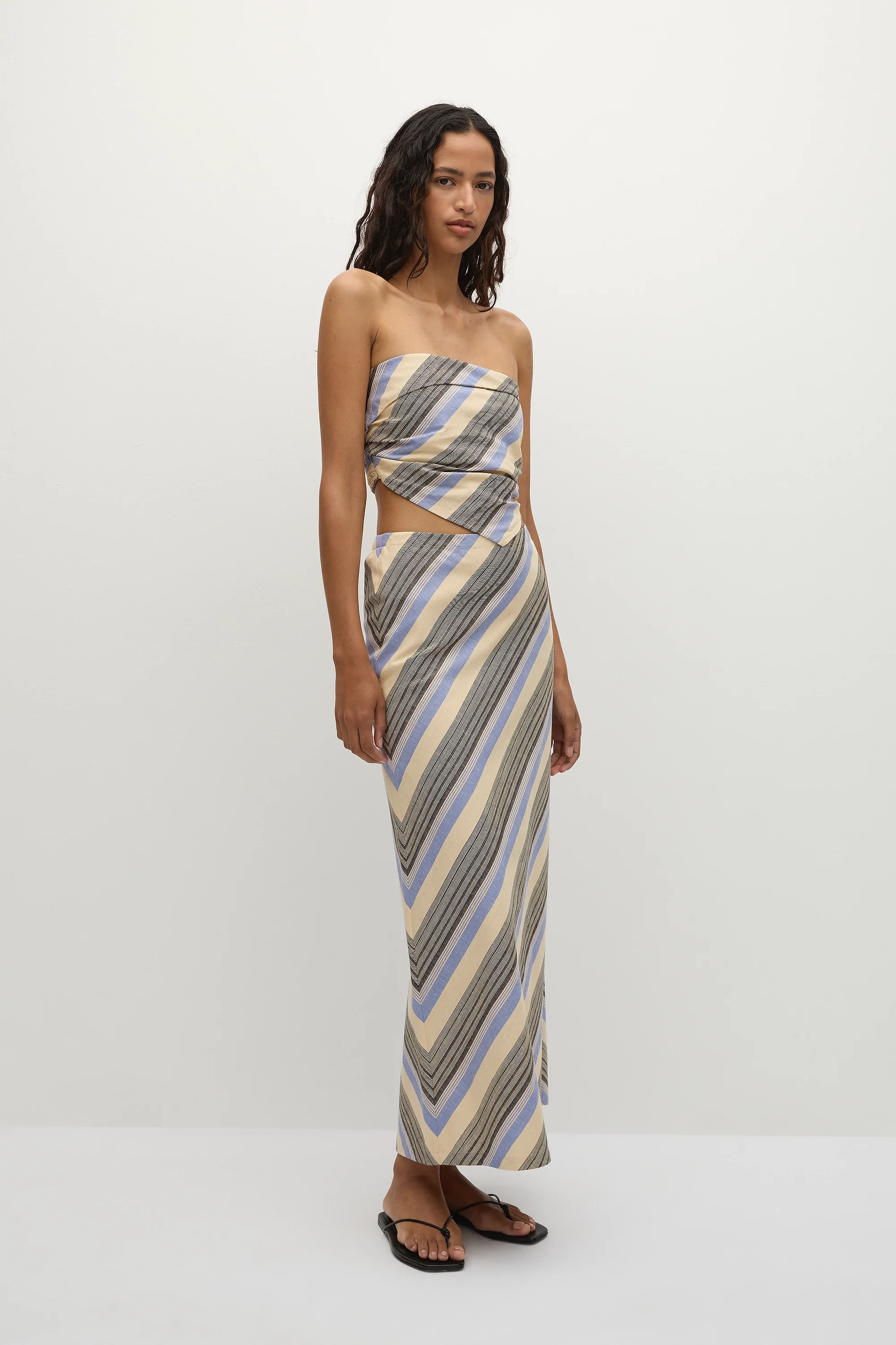 Antibes Strapless Top Marine Stripe - Final Sale - Image 3