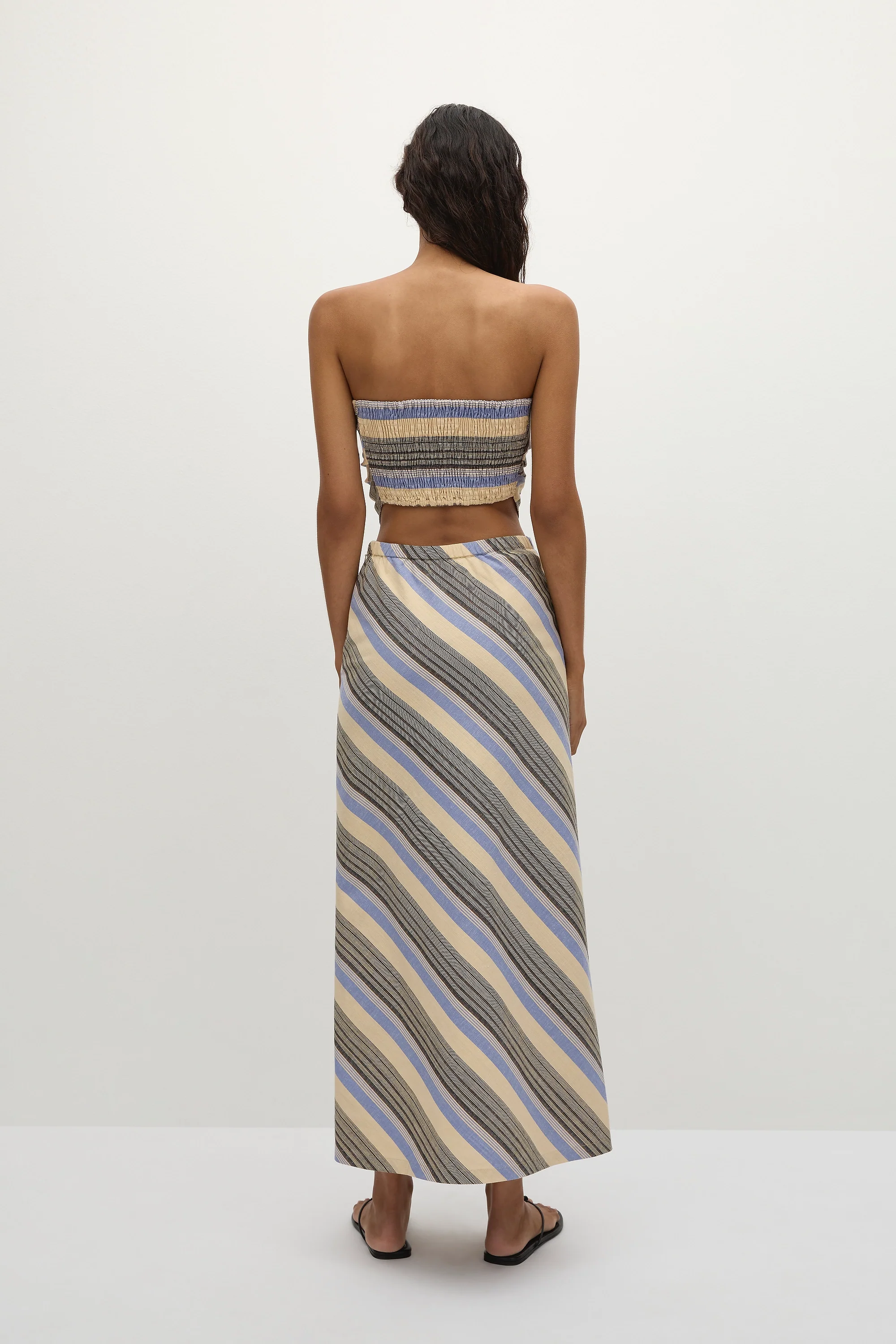 Antibes Strapless Top Marine Stripe - Final Sale - Image 4
