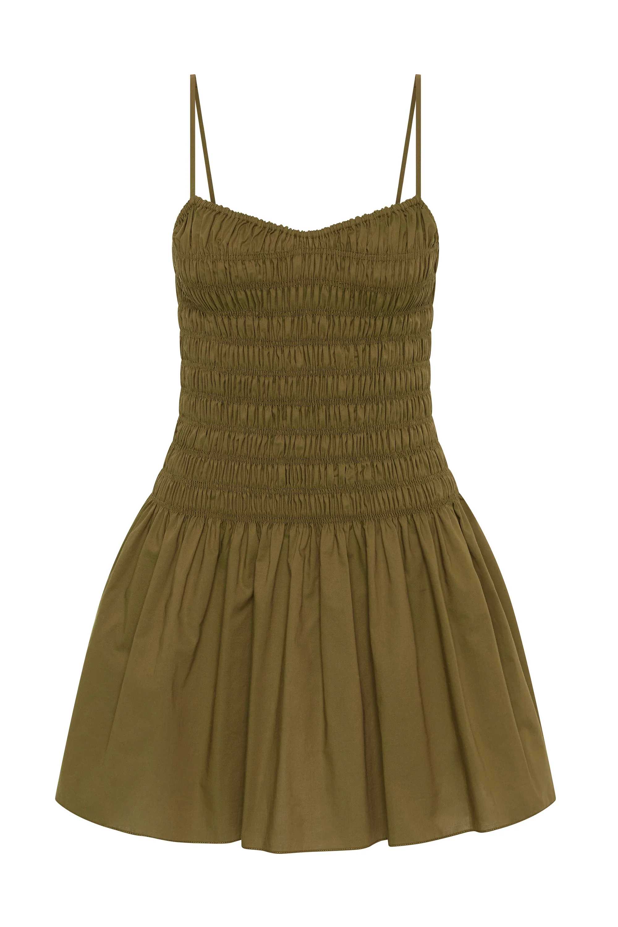 Araceli Mini Dress Olive - Image 6