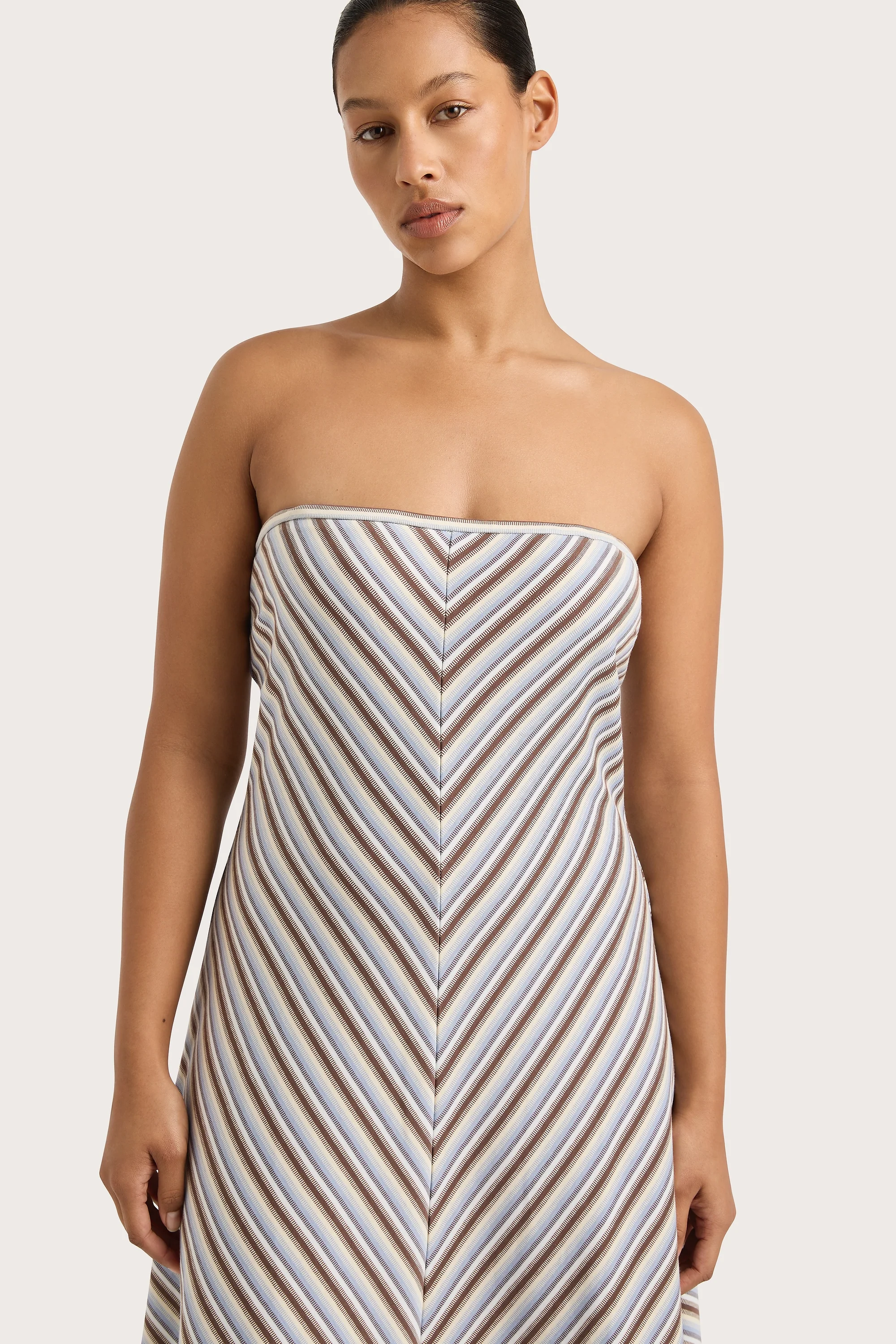 Arion Dress Blue Stripe - Final Sale - Image 6