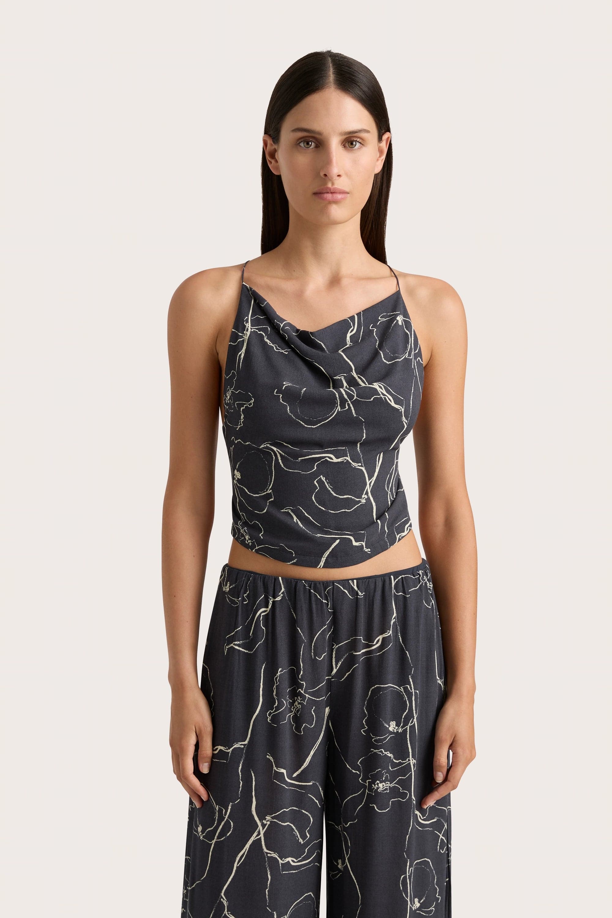 Aurelie Top Calla Charred Navy - Final Sale - Image 2