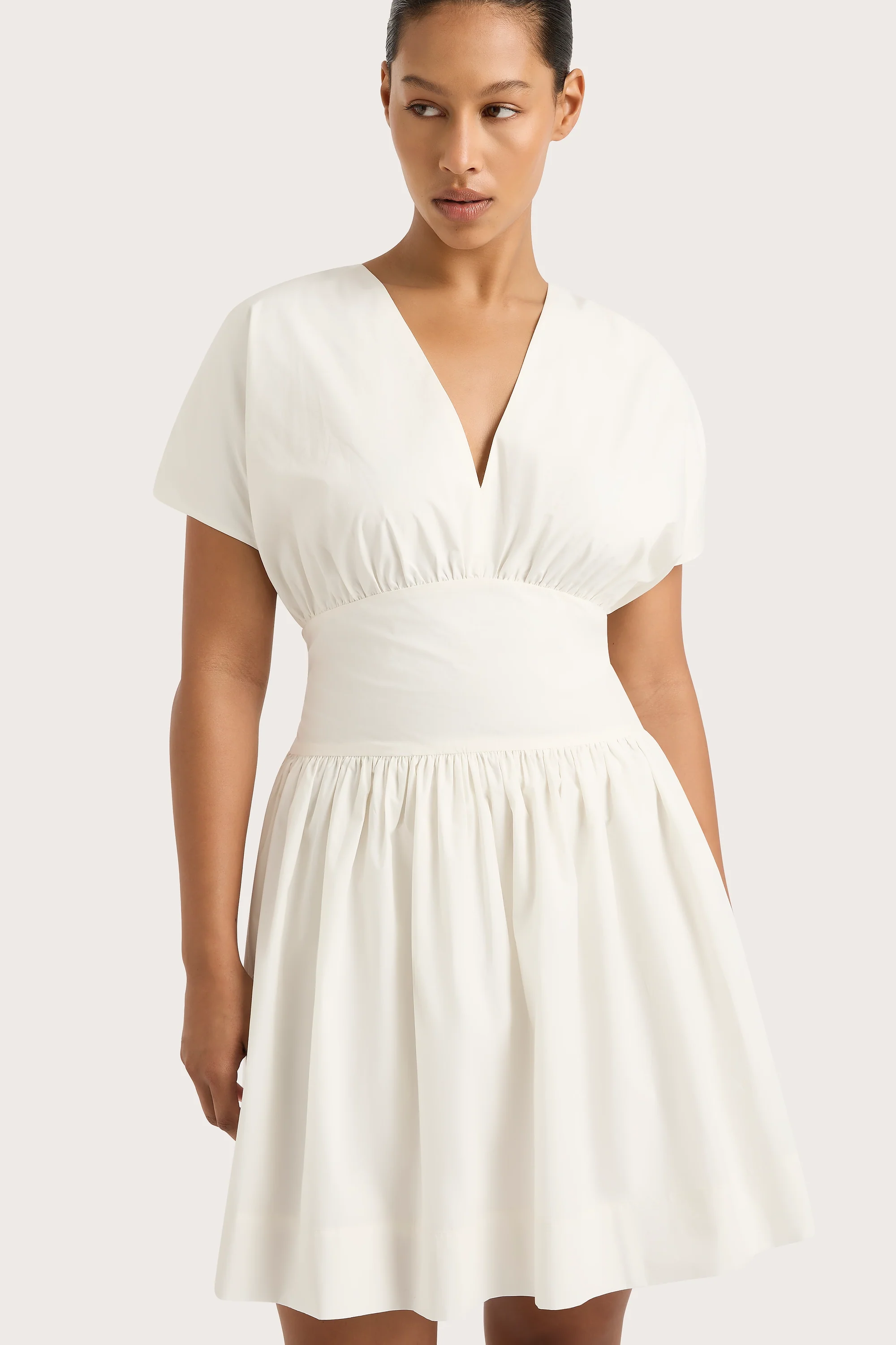 Auve Mini Dress White - Final Sale - Image 7