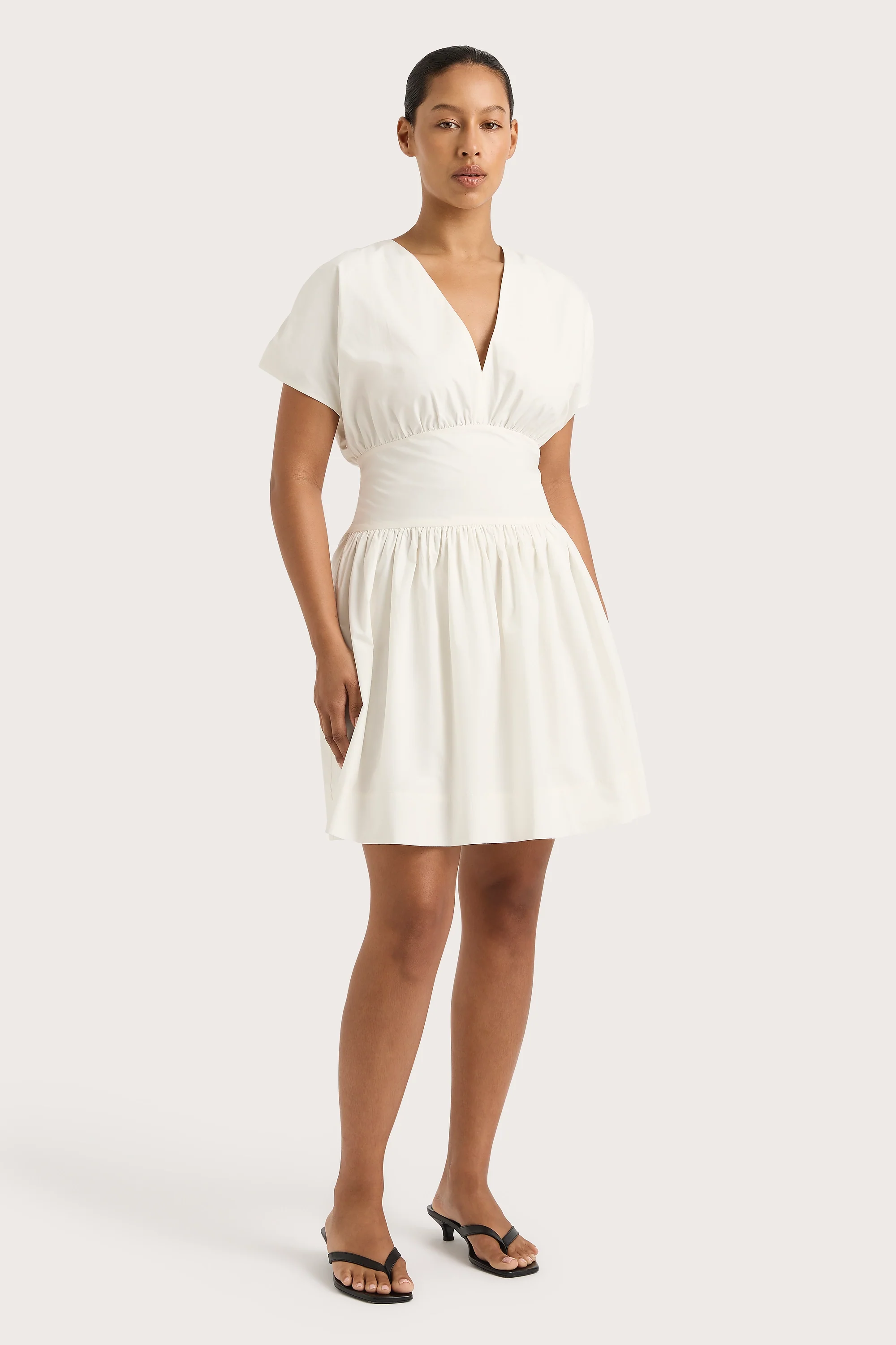 Auve Mini Dress White - Final Sale - Image 9