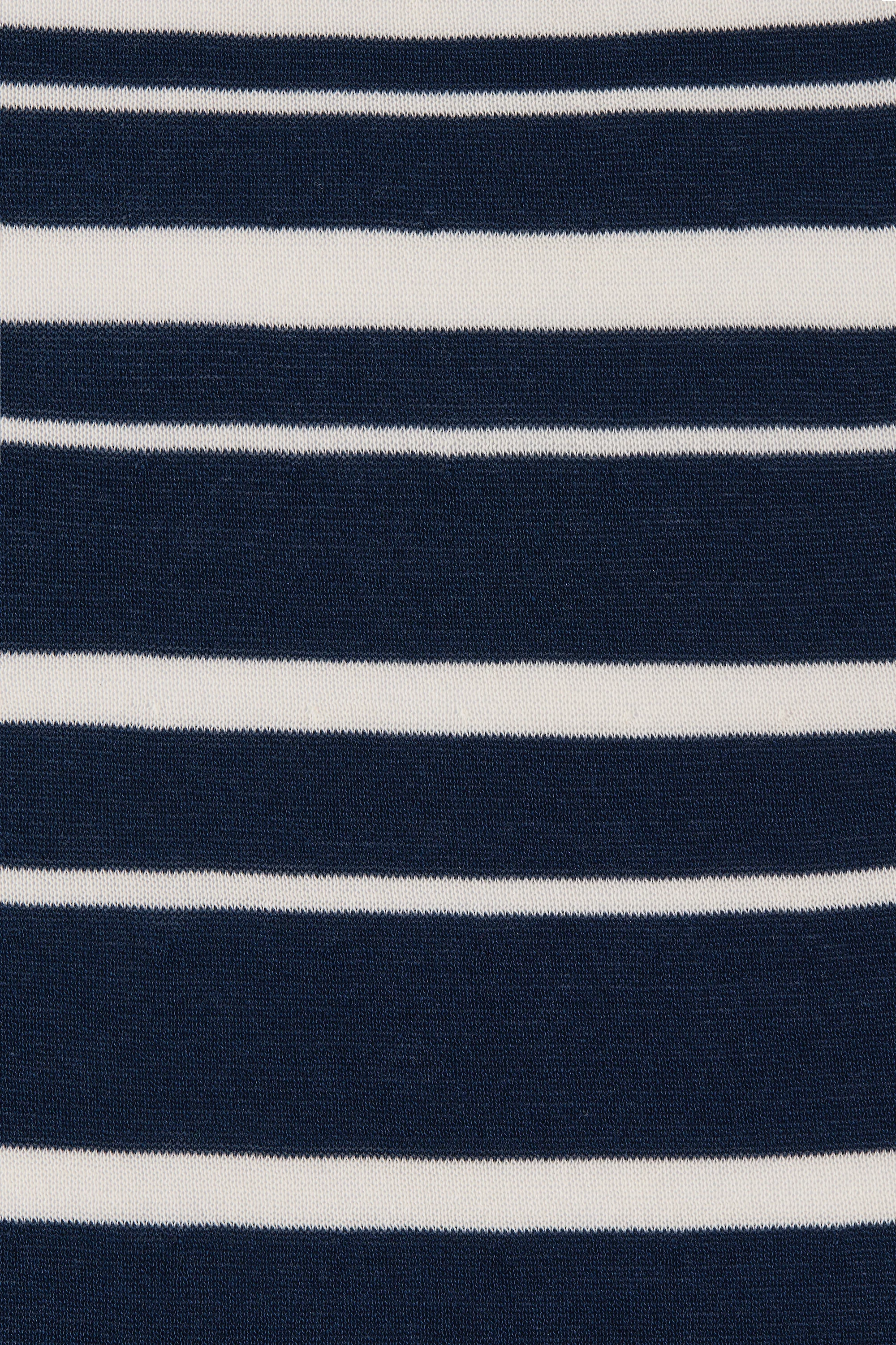 Axel Maxi Dress Accordion Stripe Cream Navy - Final Sale - Image 5