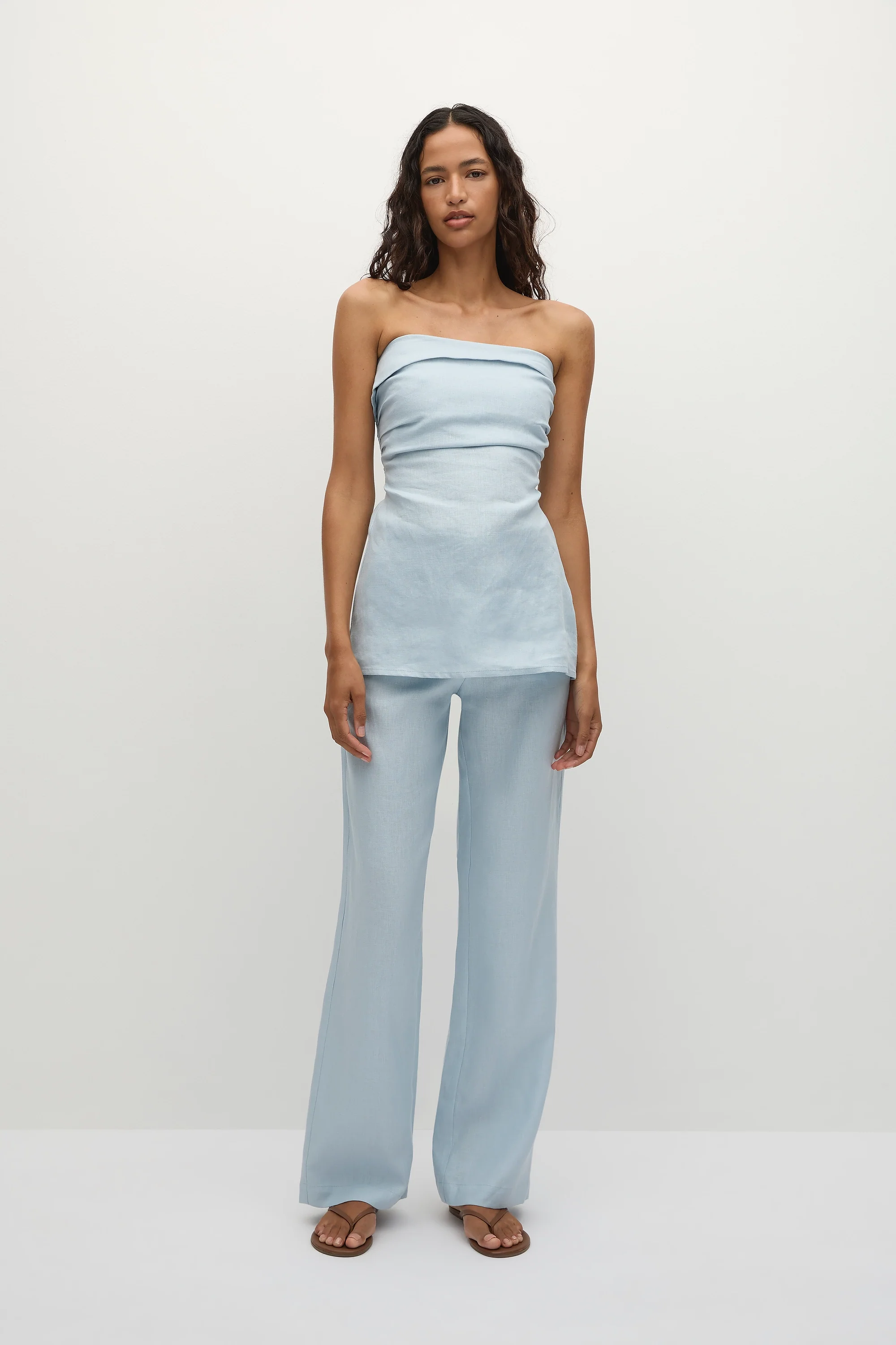 Boe Tunic Top Sky Blue - Final Sale