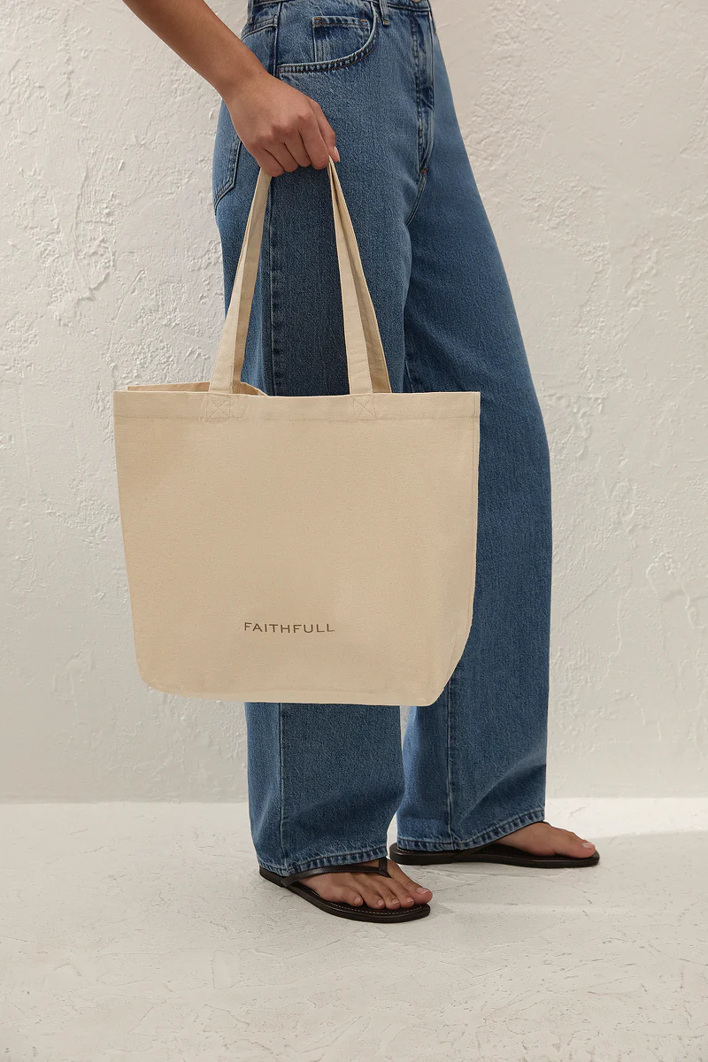 Canvas Tote Bag Natural - Image 3