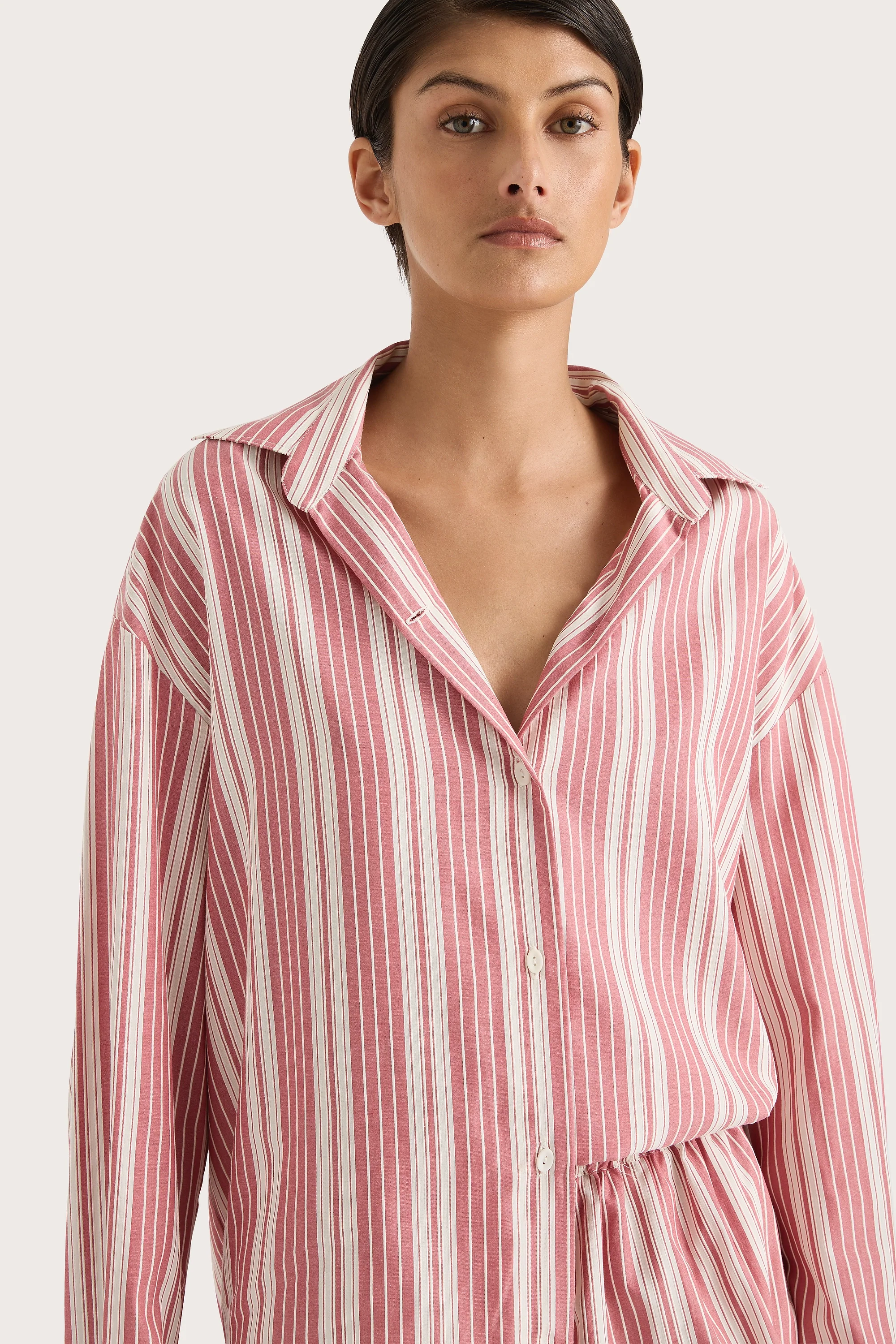 En Vau Shirt Cherry Stripe - Final Sale - Image 10