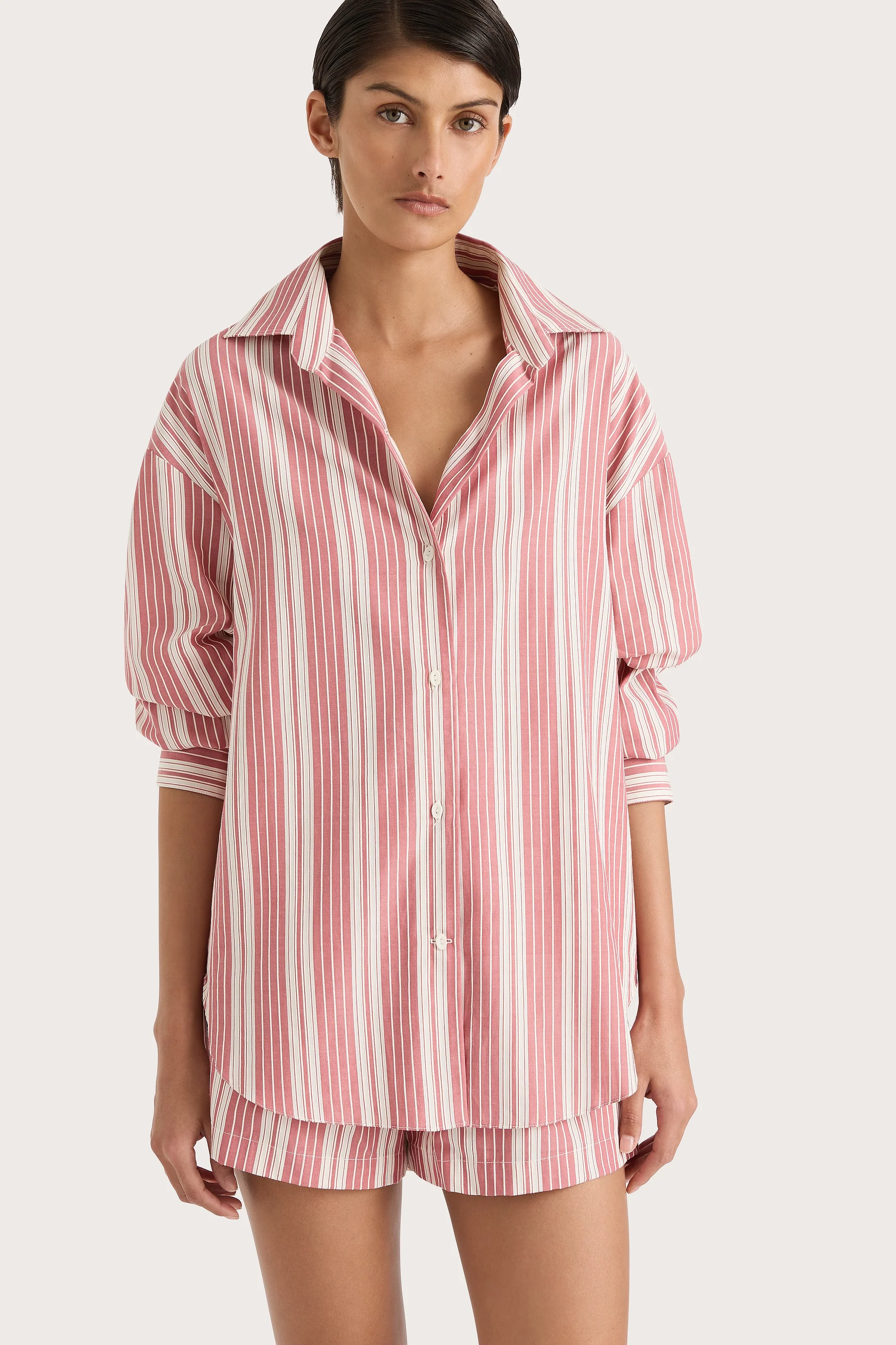 En Vau Shirt Cherry Stripe - Final Sale - Image 5