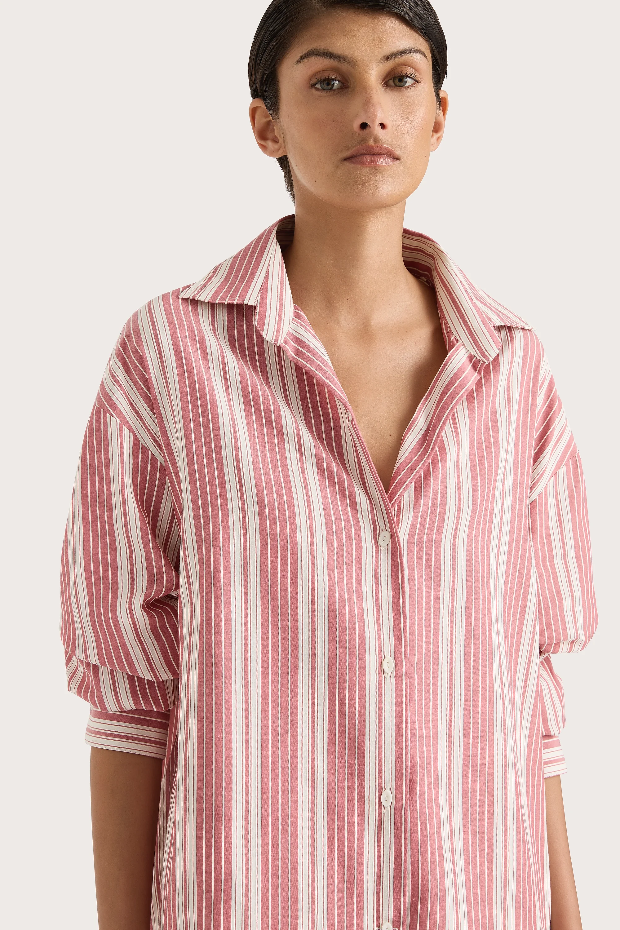 En Vau Shirt Cherry Stripe - Final Sale - Image 6