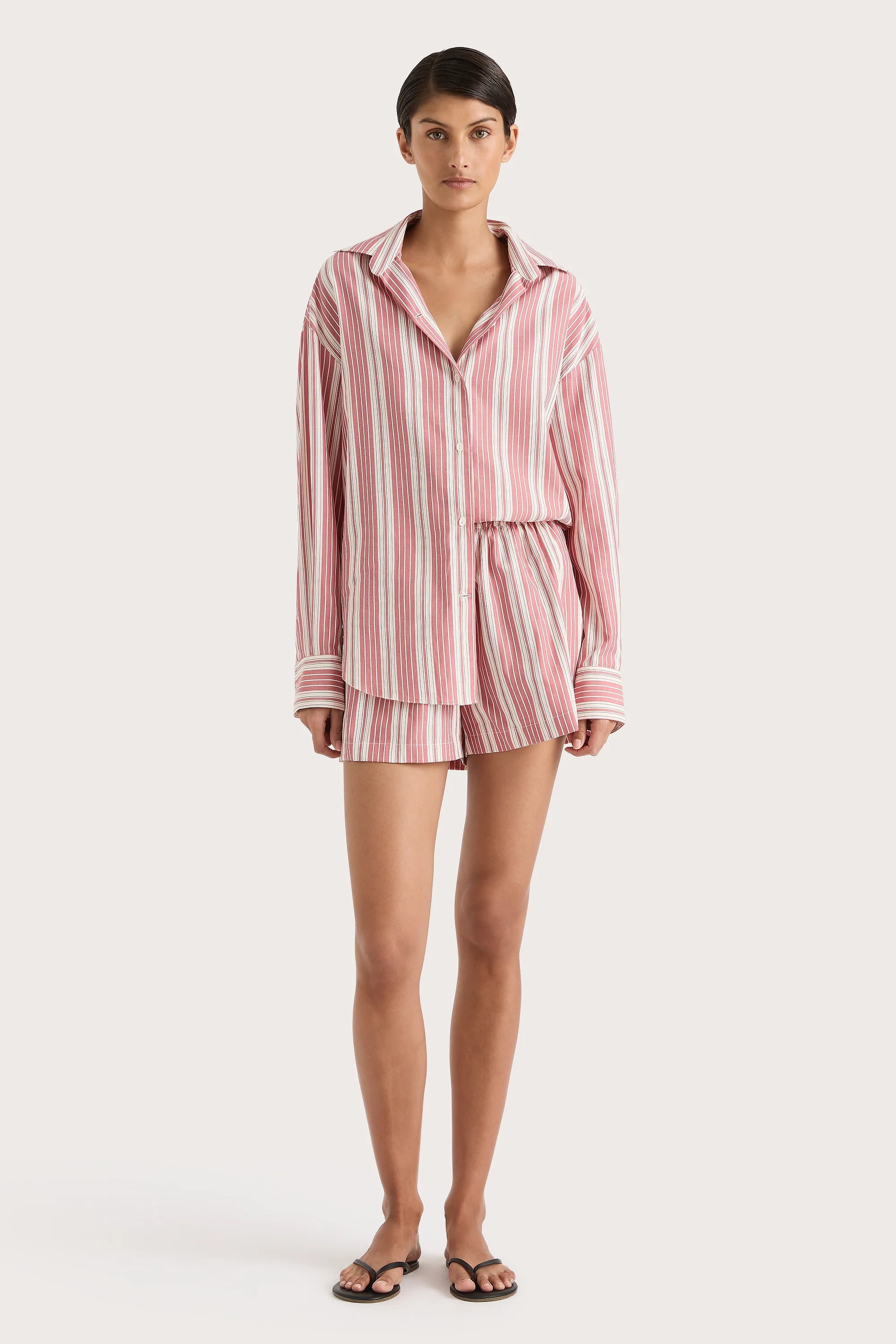 En Vau Shirt Cherry Stripe - Final Sale - Image 7
