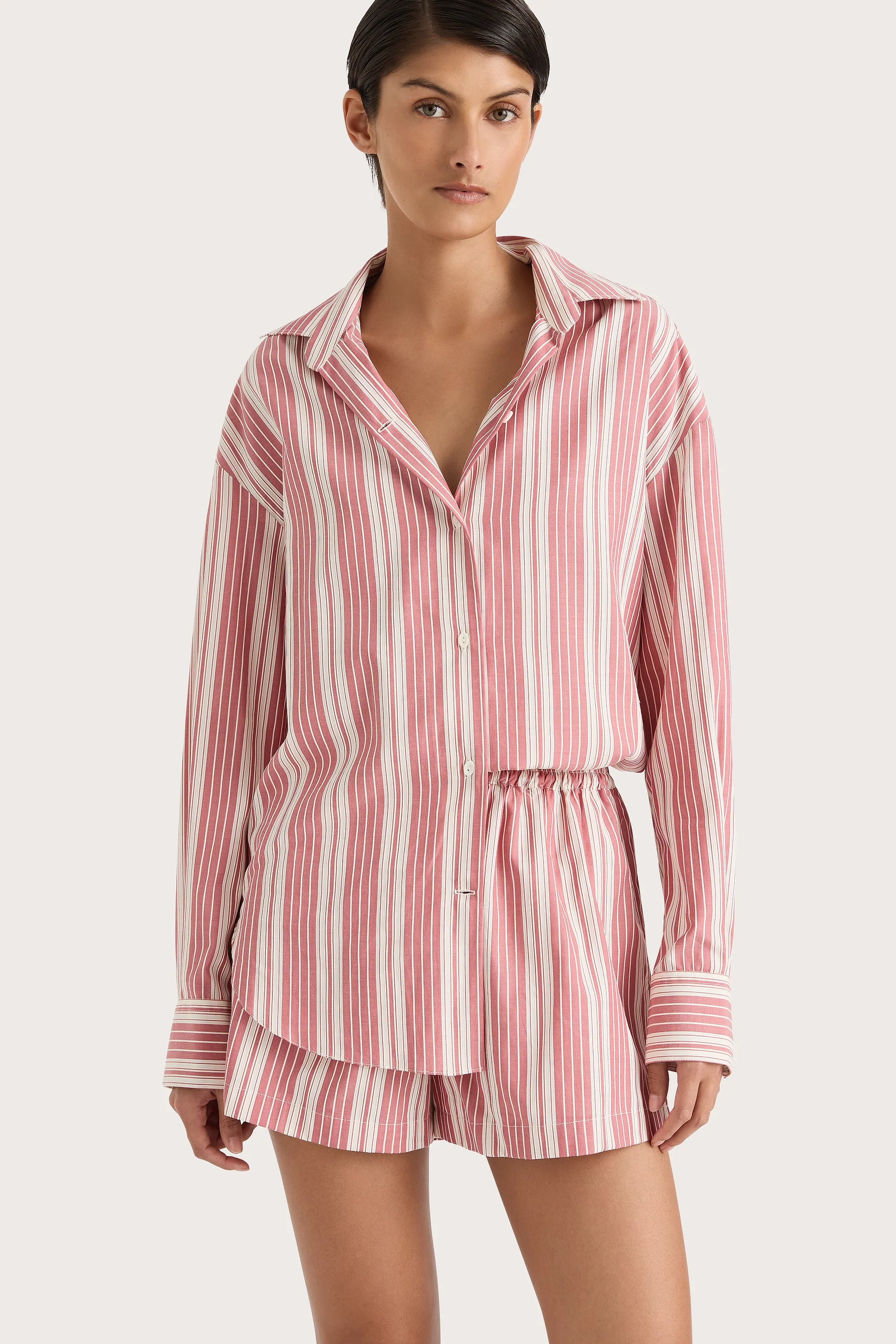 En Vau Shirt Cherry Stripe - Final Sale - Image 8
