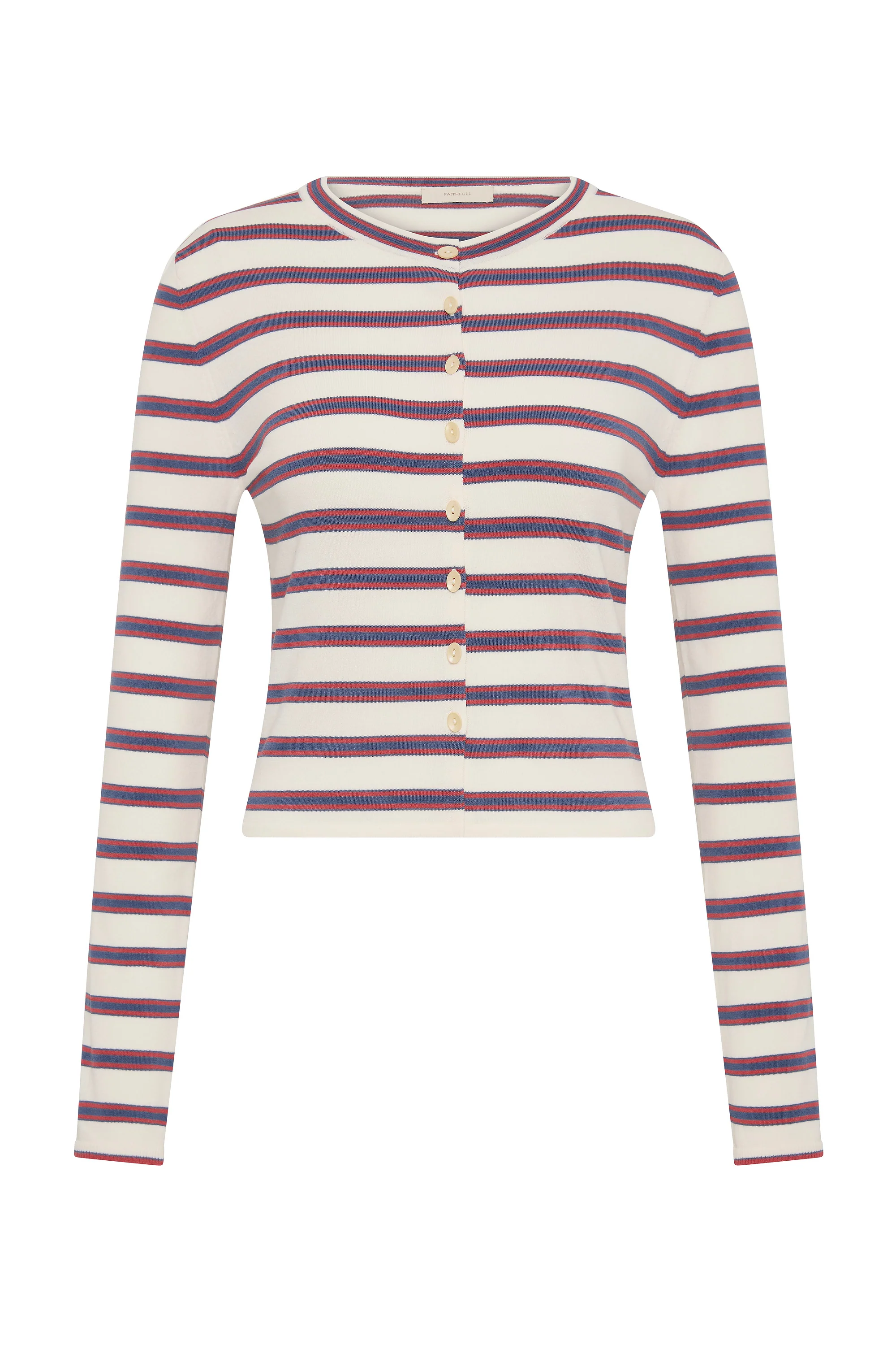 Cinta Cardigan Vintage Breton Stripe Micro - Image 7