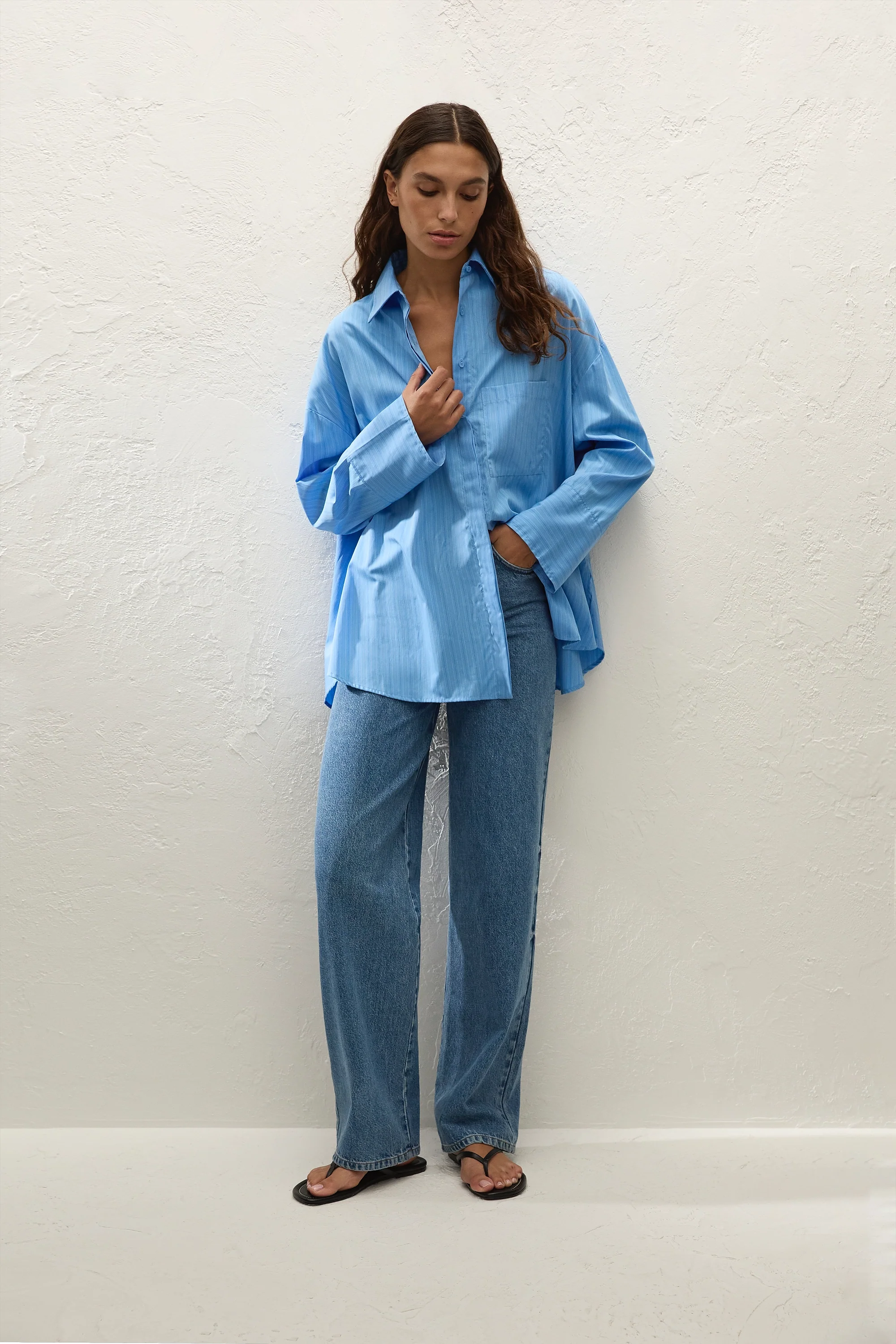 Clemente Shirt Mico Pinstripe Azul - Image 5