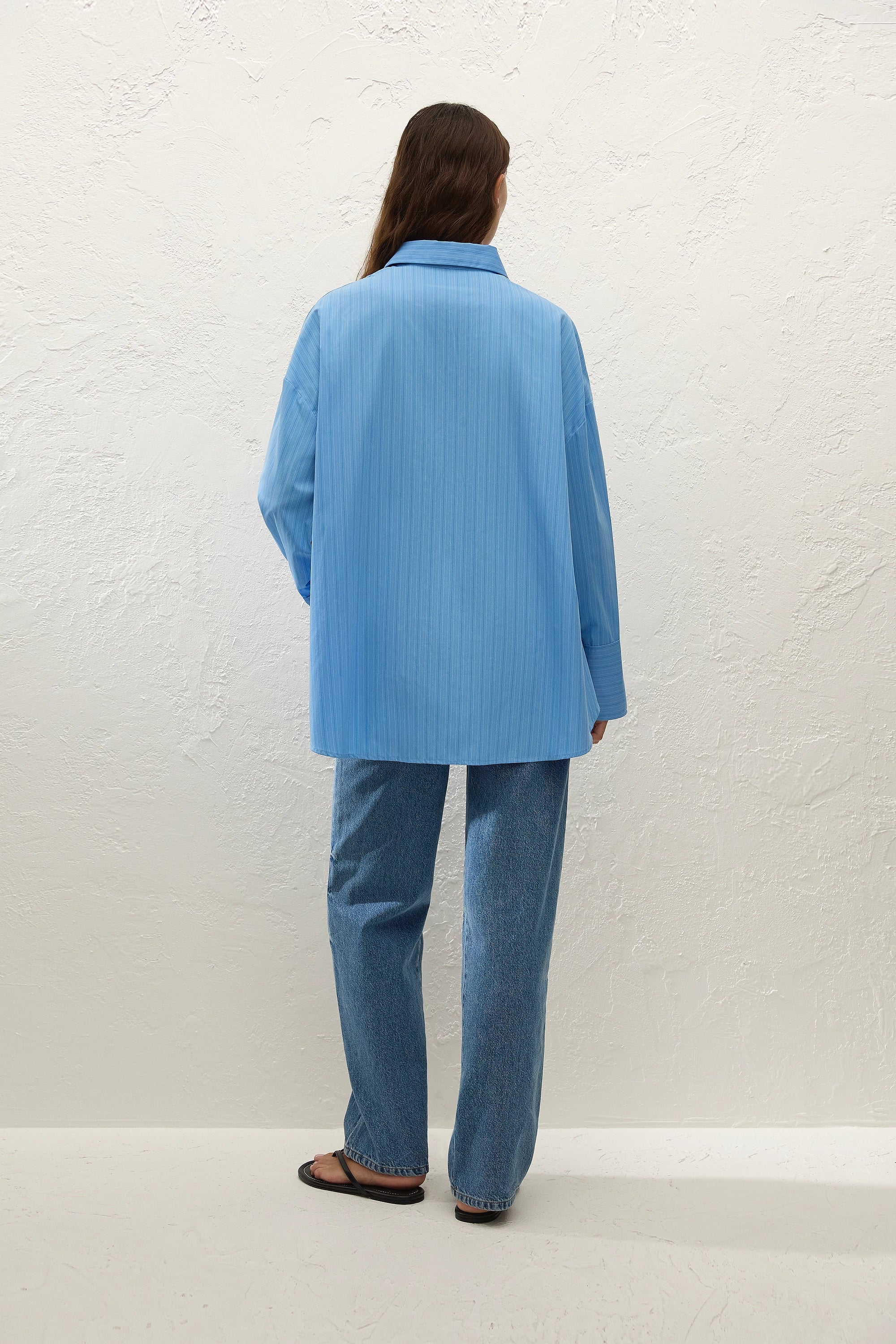Clemente Shirt Mico Pinstripe Azul - Image 8