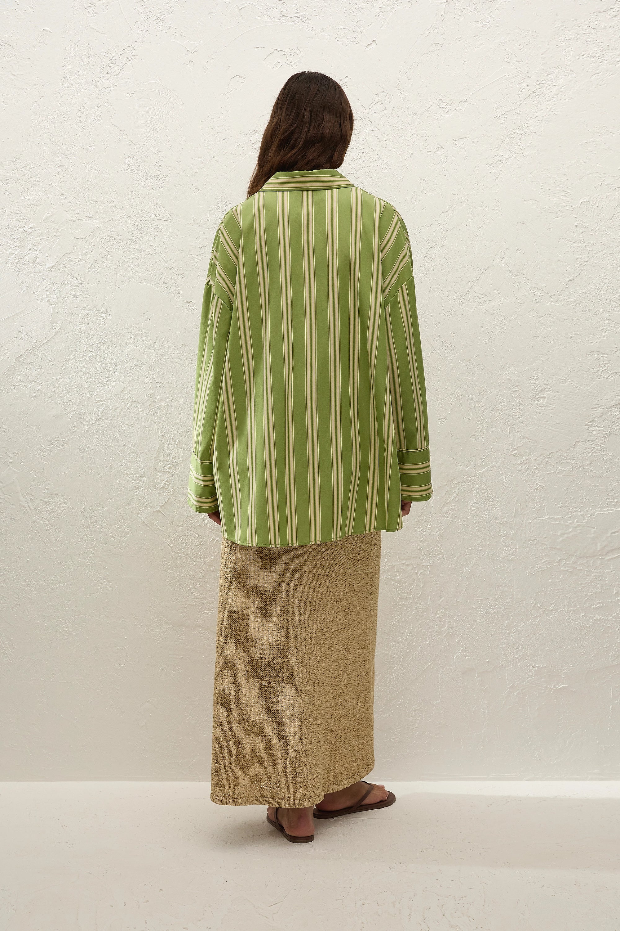 Clemente Shirt Ombre Stripe Juniper - Image 13