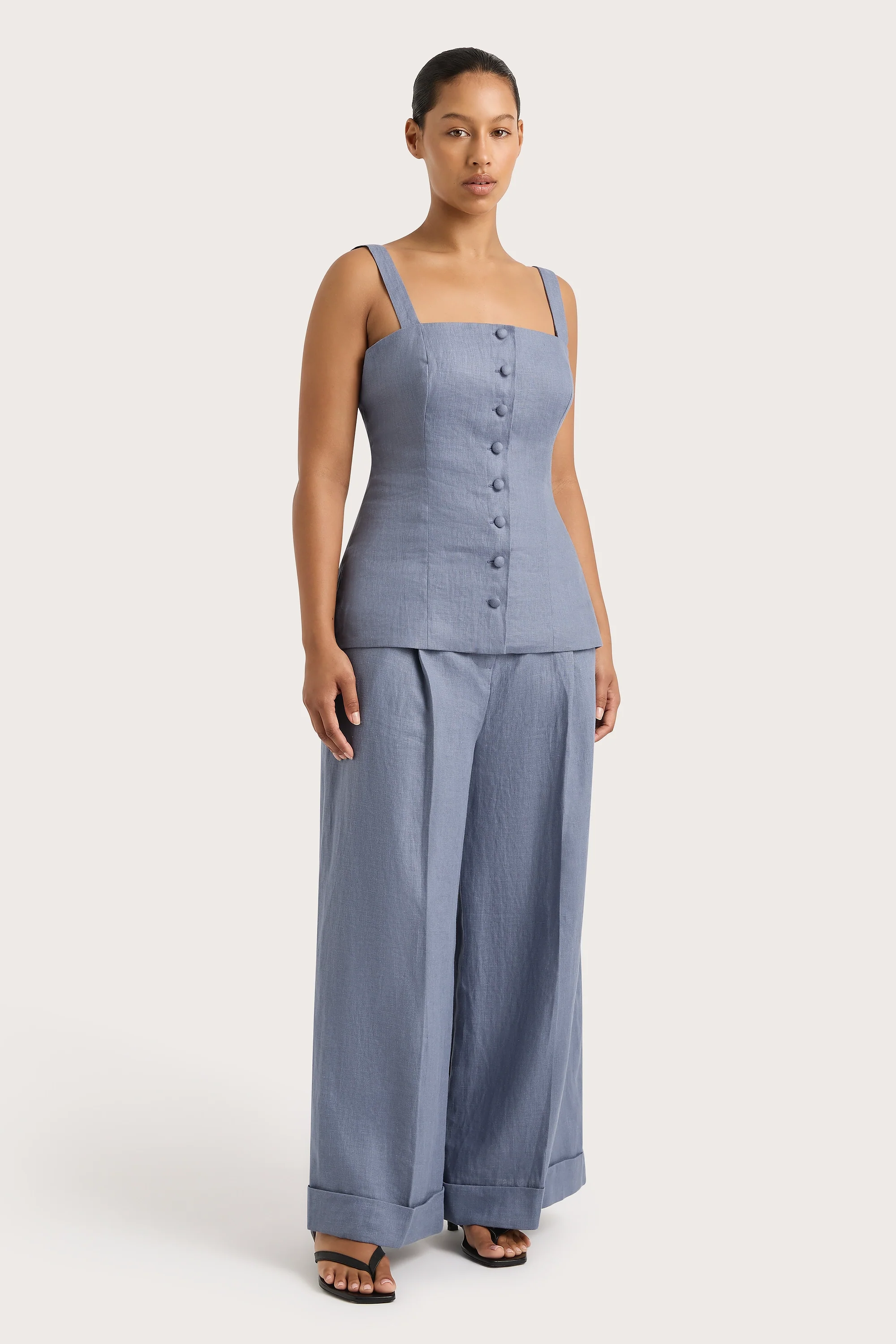 Clove Trouser Cornflower Blue - Final Sale - Image 3