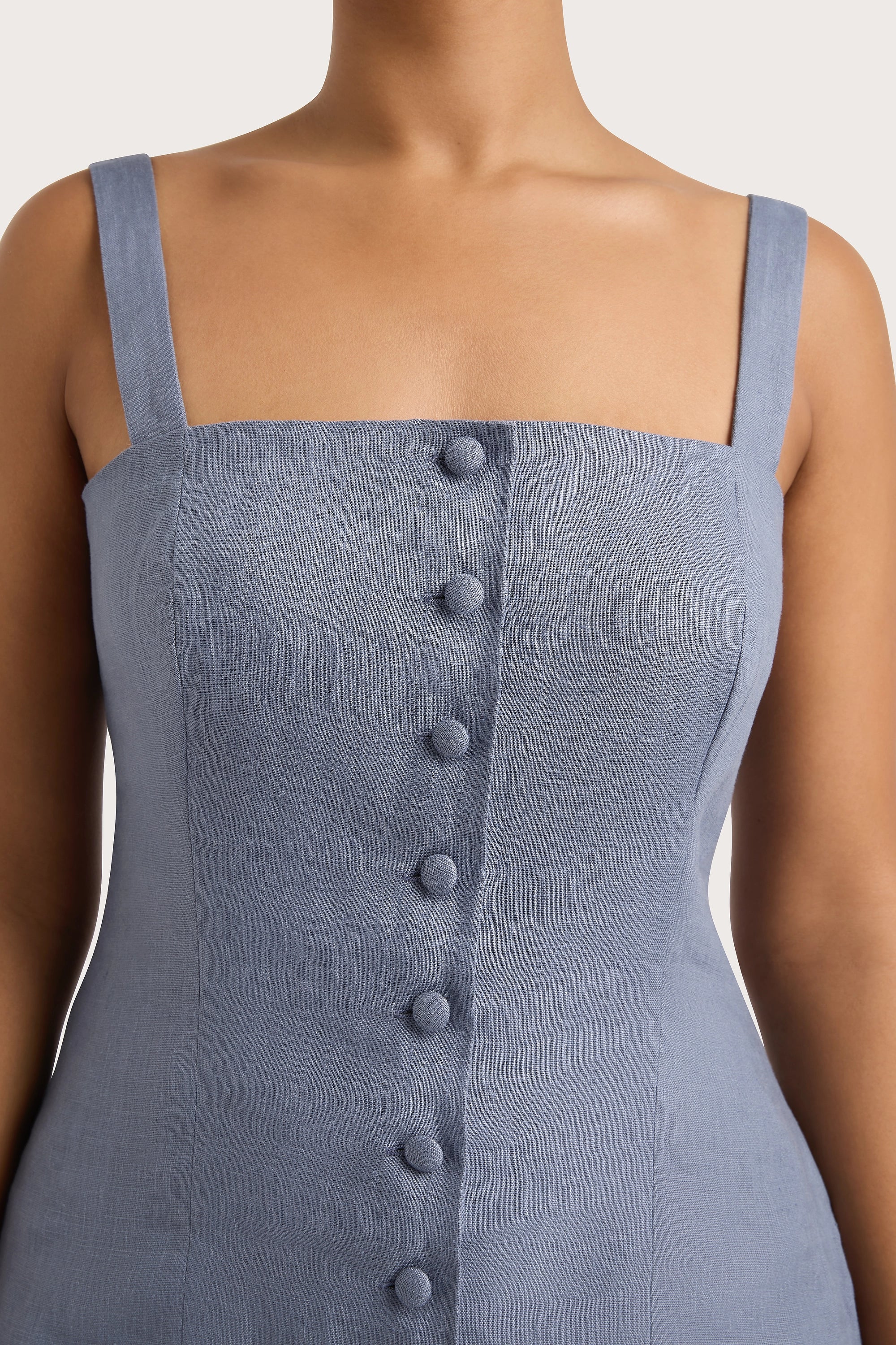 Corbiere Vest Cornflower Blue - Final Sale - Image 4