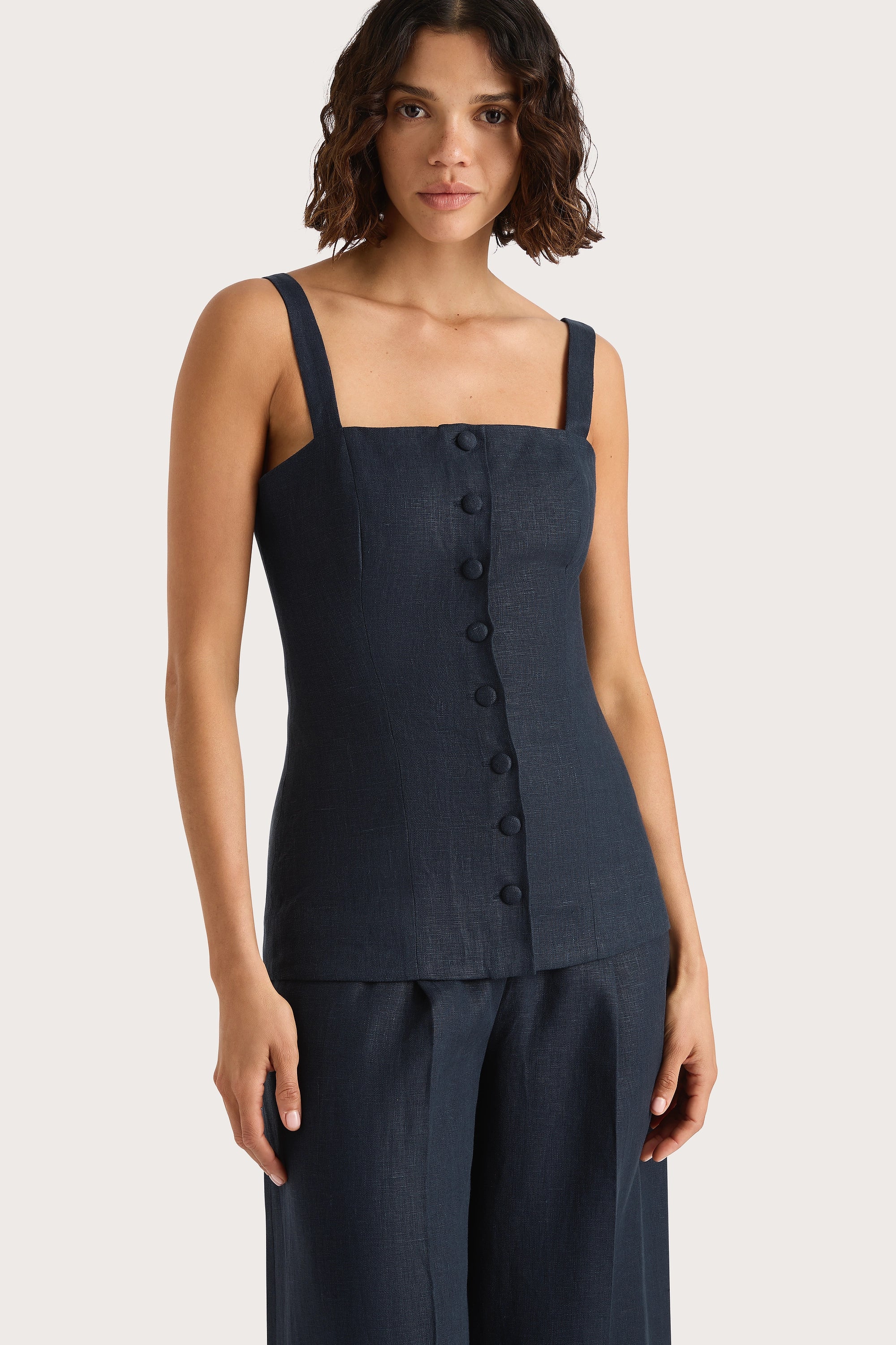 Corbiere Vest Navy - Final Sale - Image 7