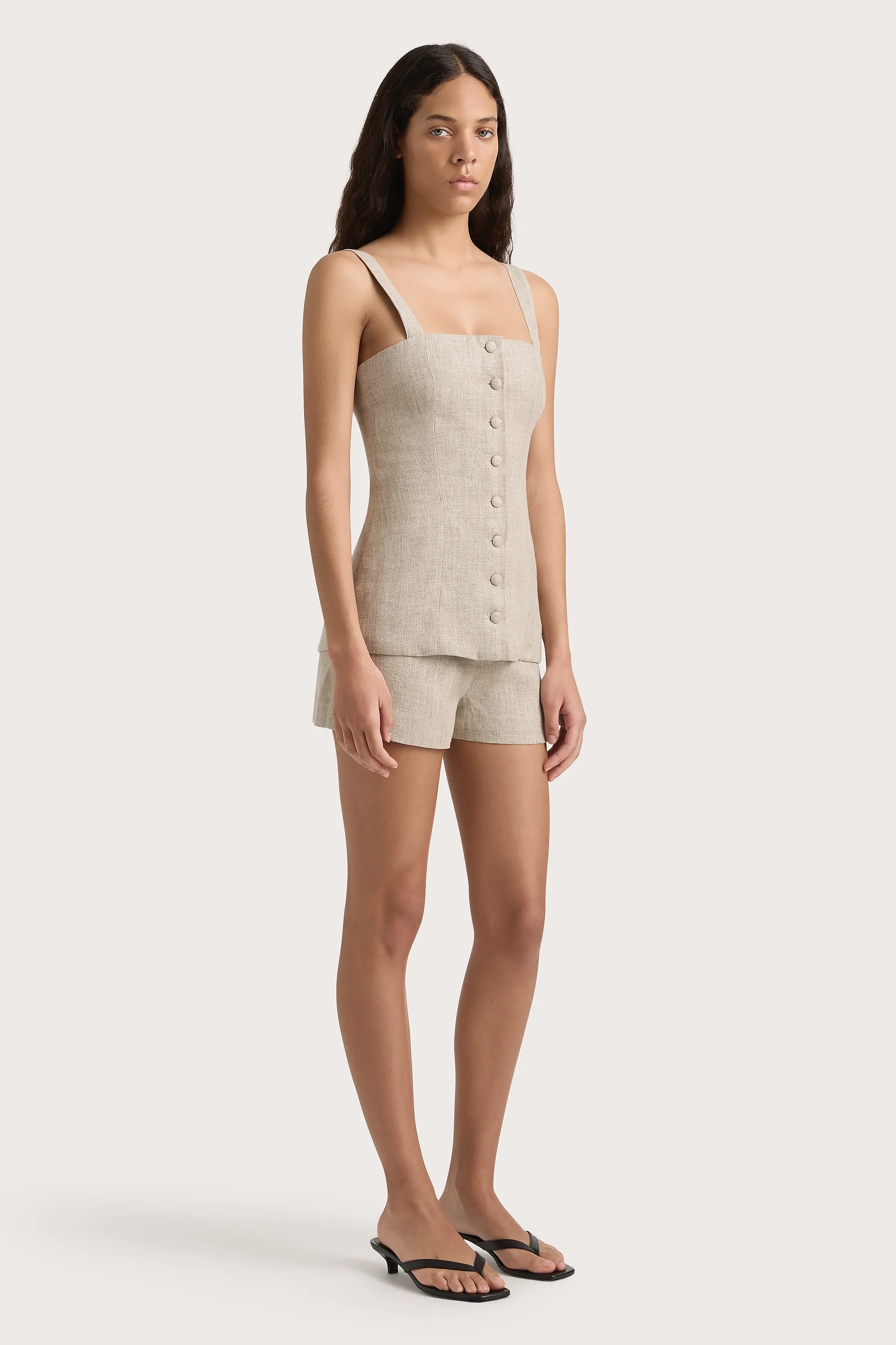 Corbiere Vest Oatmeal - Final Sale - Image 4