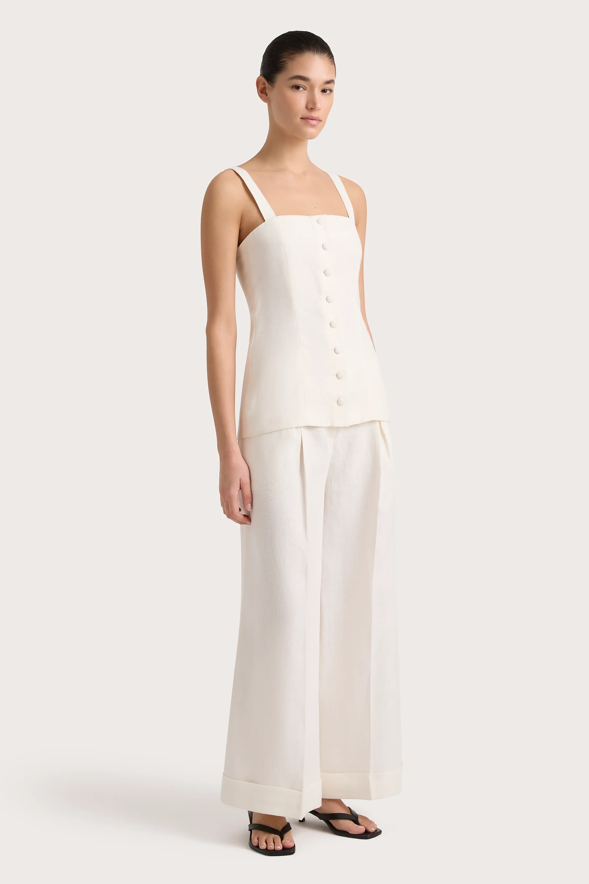 Corbiere Vest White - Final Sale - Image 4