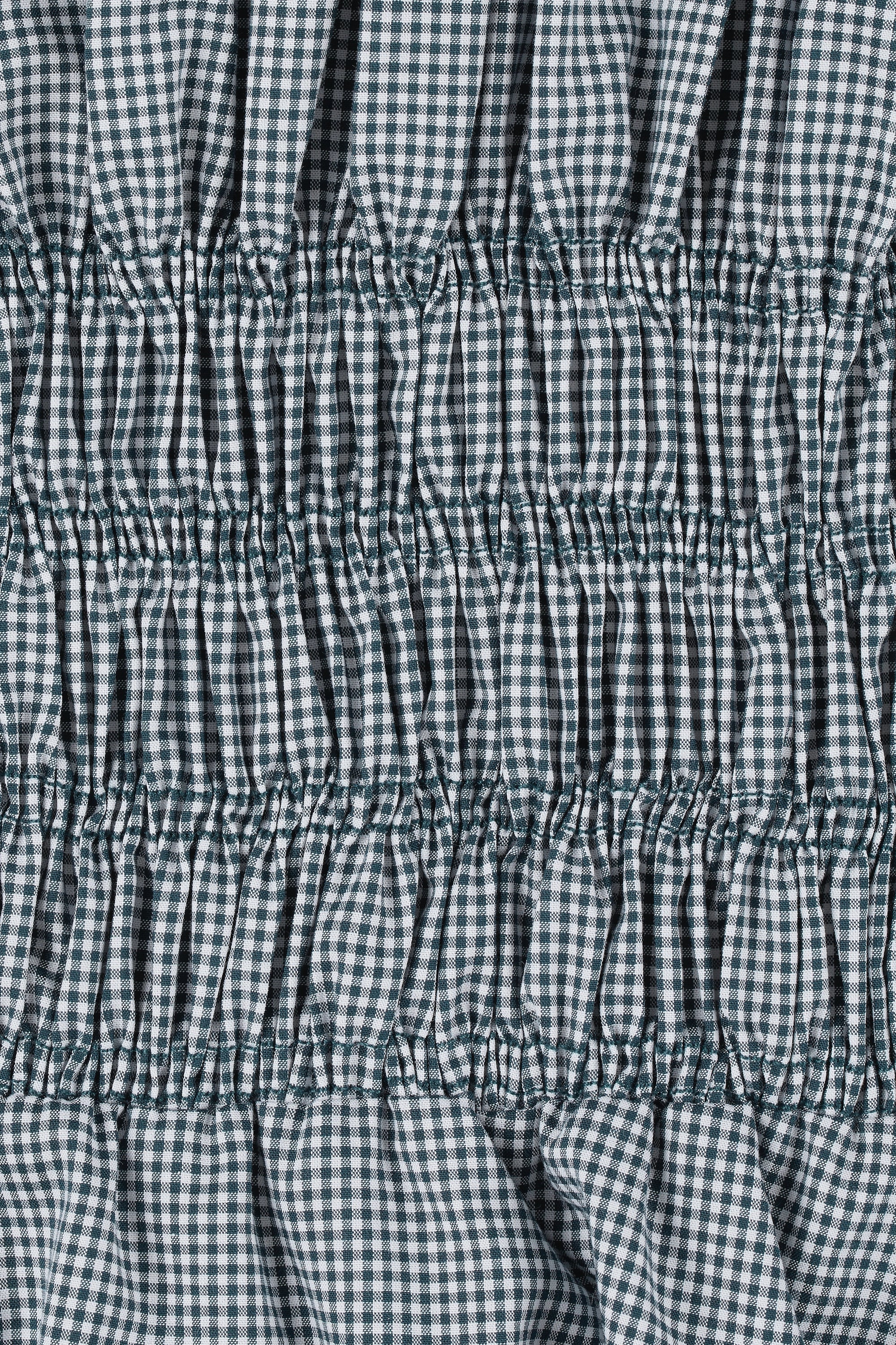 Edda Mini Dress Hanne Gingham Vintage Navy - Final Sale - Image 5