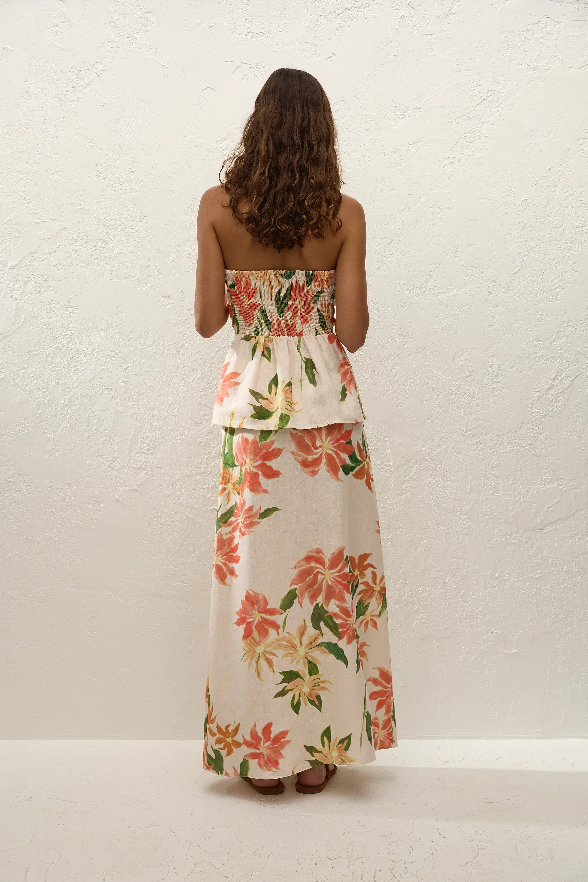 Eleanore Strapless Top Jardines Floral - Image 4