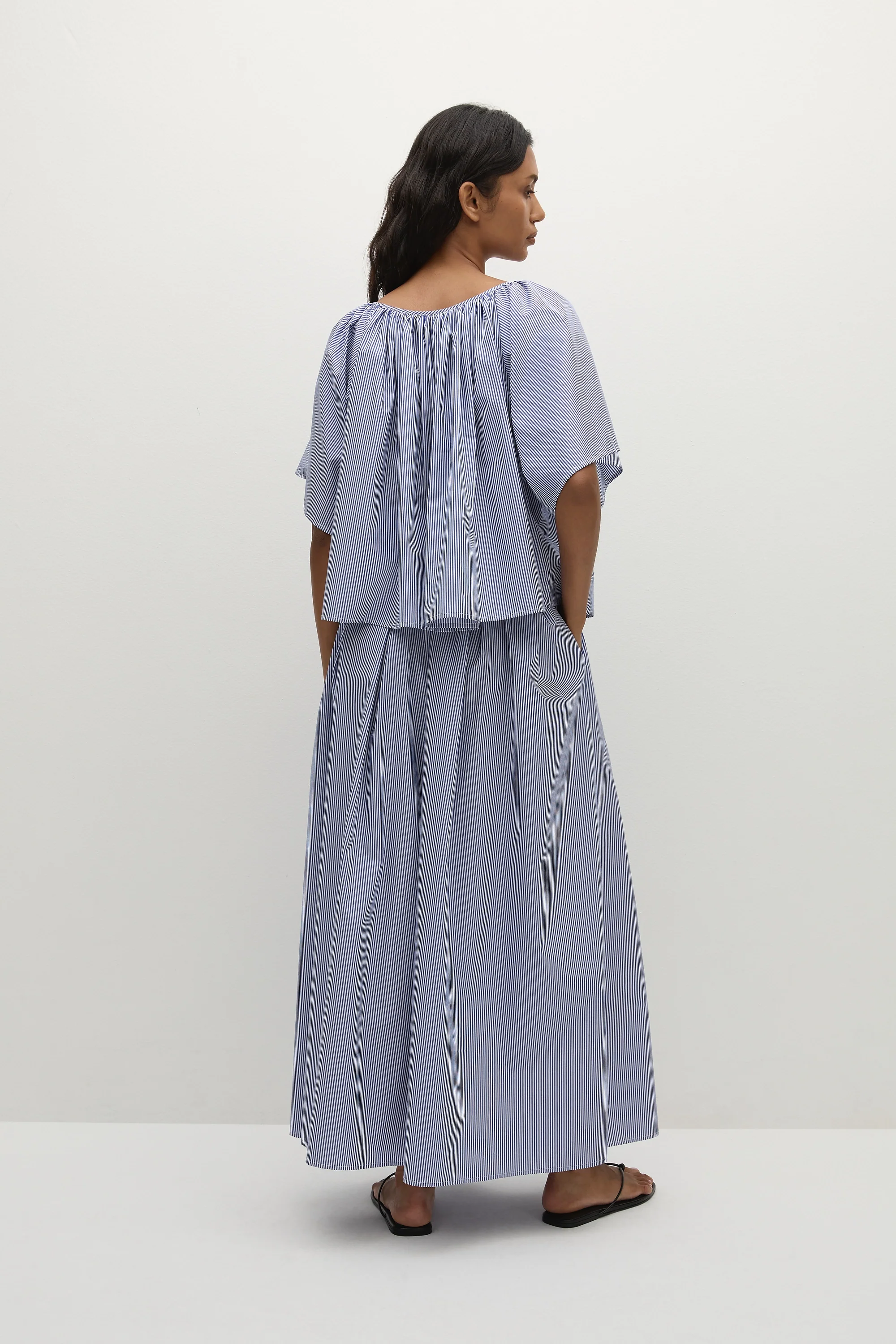 Ella Top Helle Stripe Vintage Navy - Final Sale - Image 7