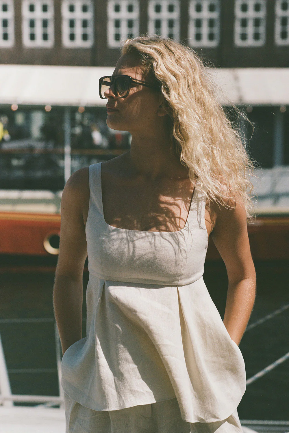 Ellie Top Ecru - Final Sale - Image 2
