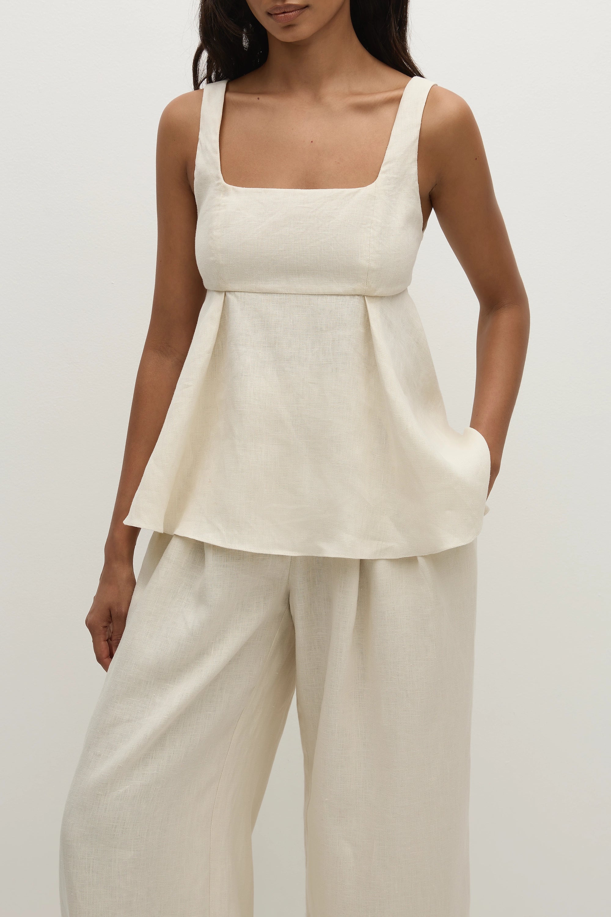 Ellie Top Ecru - Final Sale - Image 6