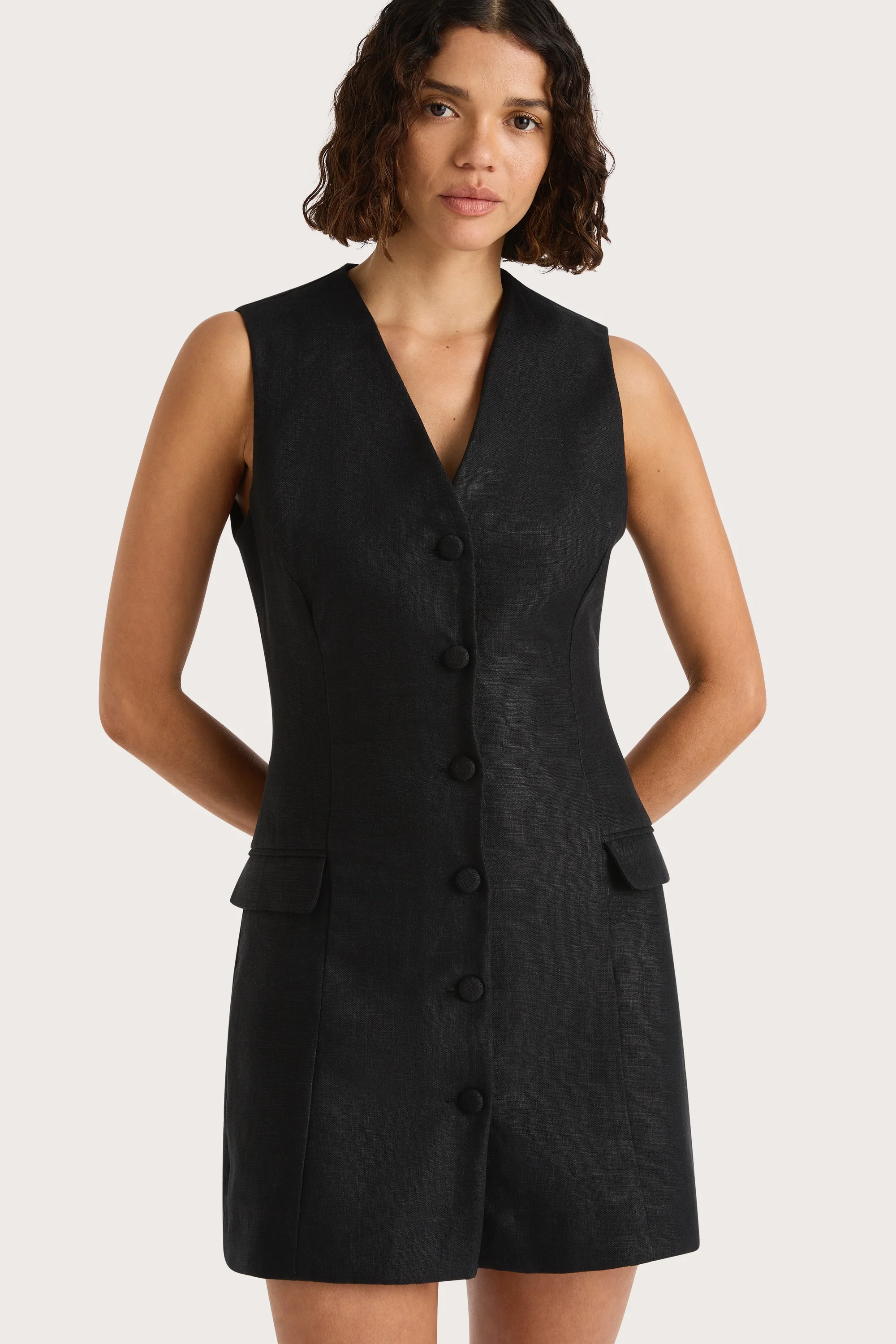 Eloise Mini Dress Black - Final Sale - Image 2