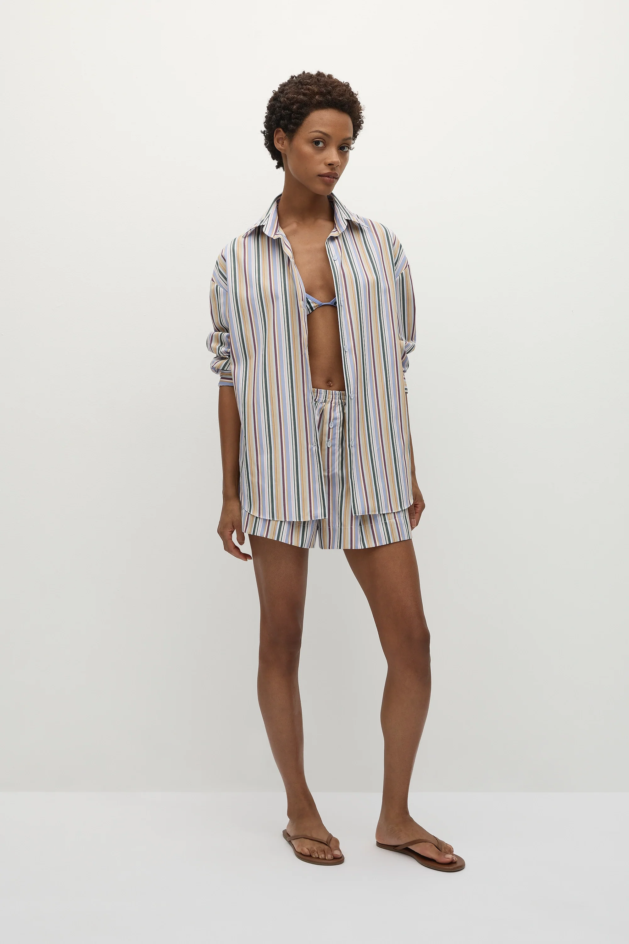 En Vau Oversized Shirt Sifnos Stripe - Final Sale - Image 4