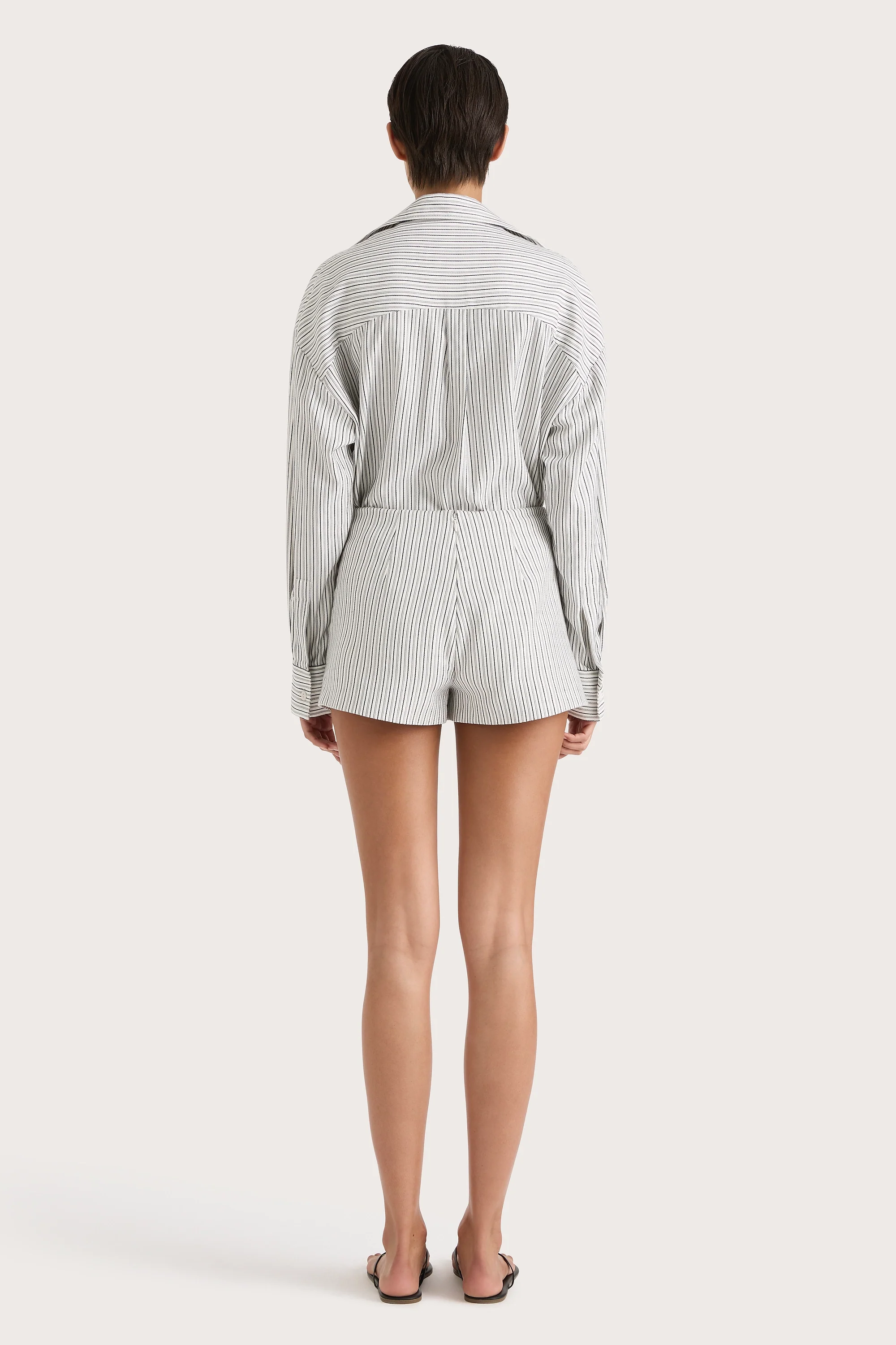 En Vau Shirt Navy Stripe - Final Sale - Image 11