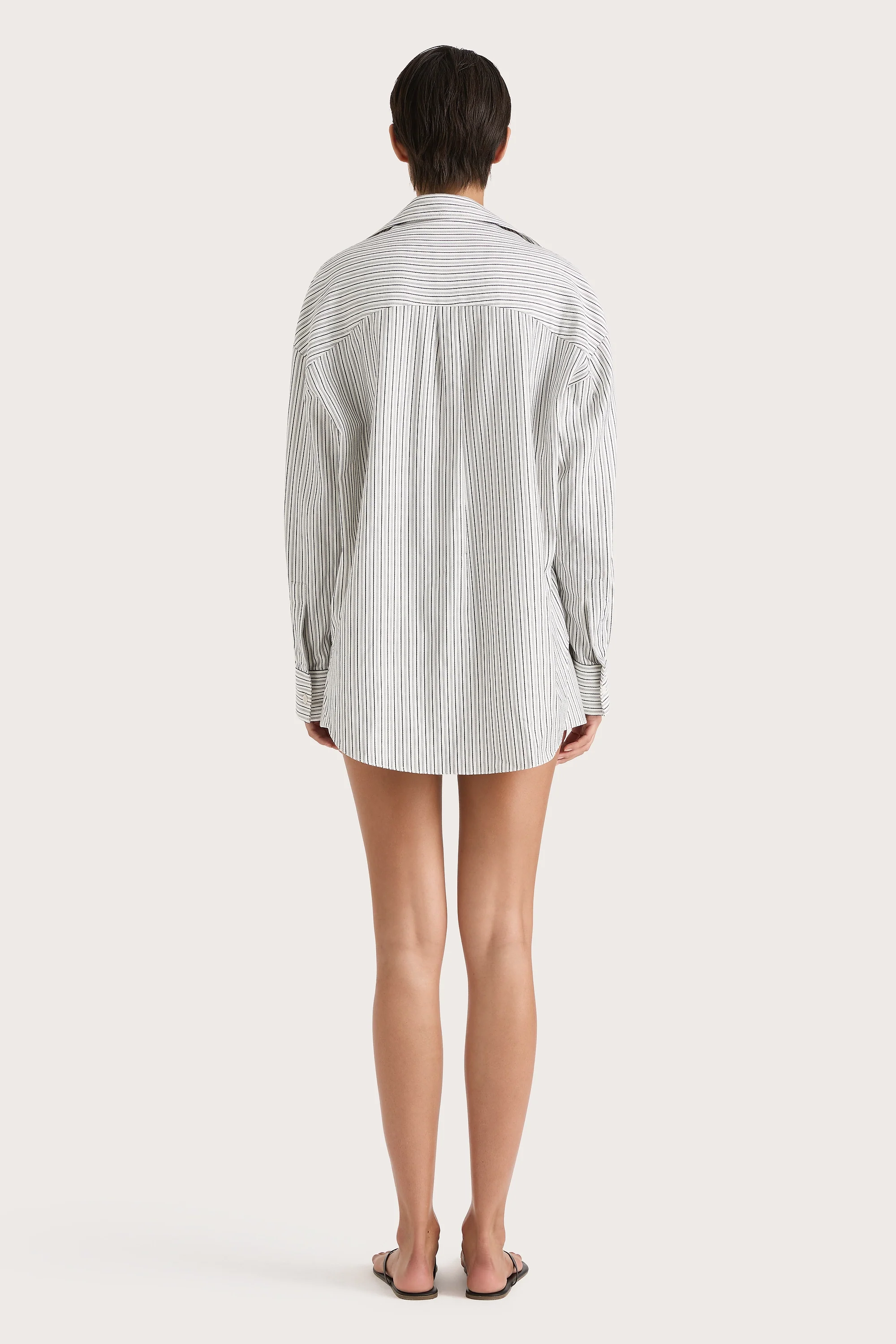 En Vau Shirt Navy Stripe - Final Sale - Image 5