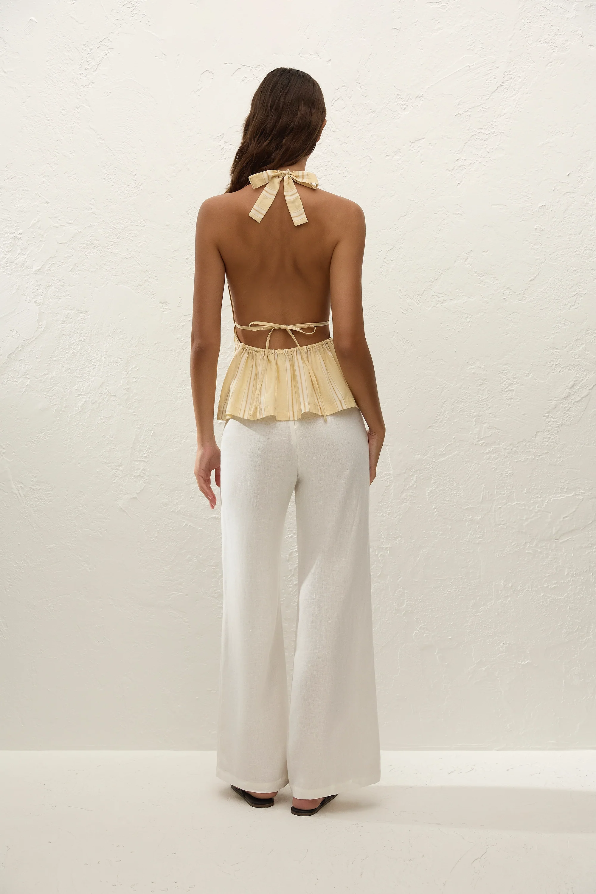 Ermita Top Ombre Stripe Faded Mustard - Image 4