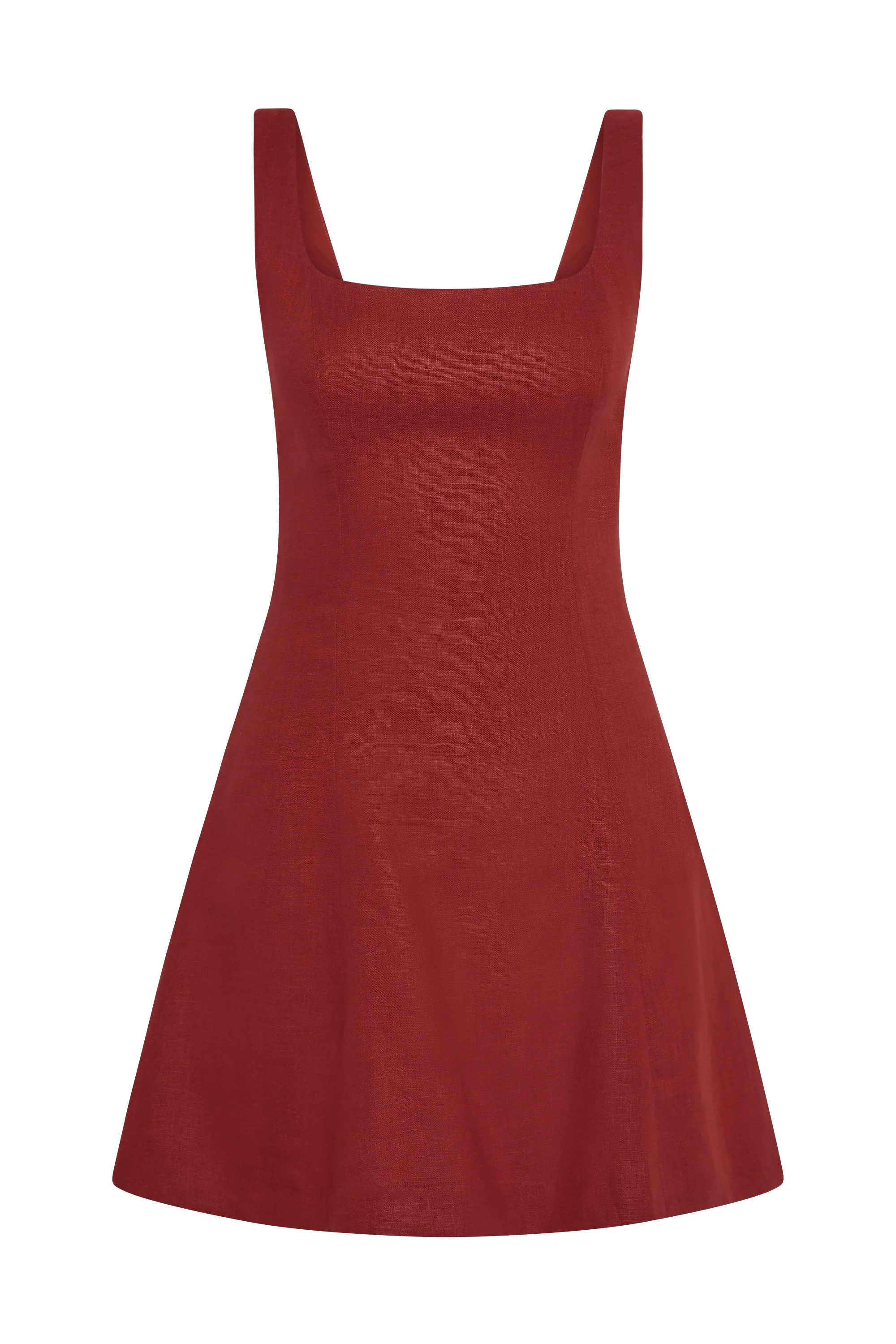 Felice Mini Dress Deep Red - Final Sale - Image 6
