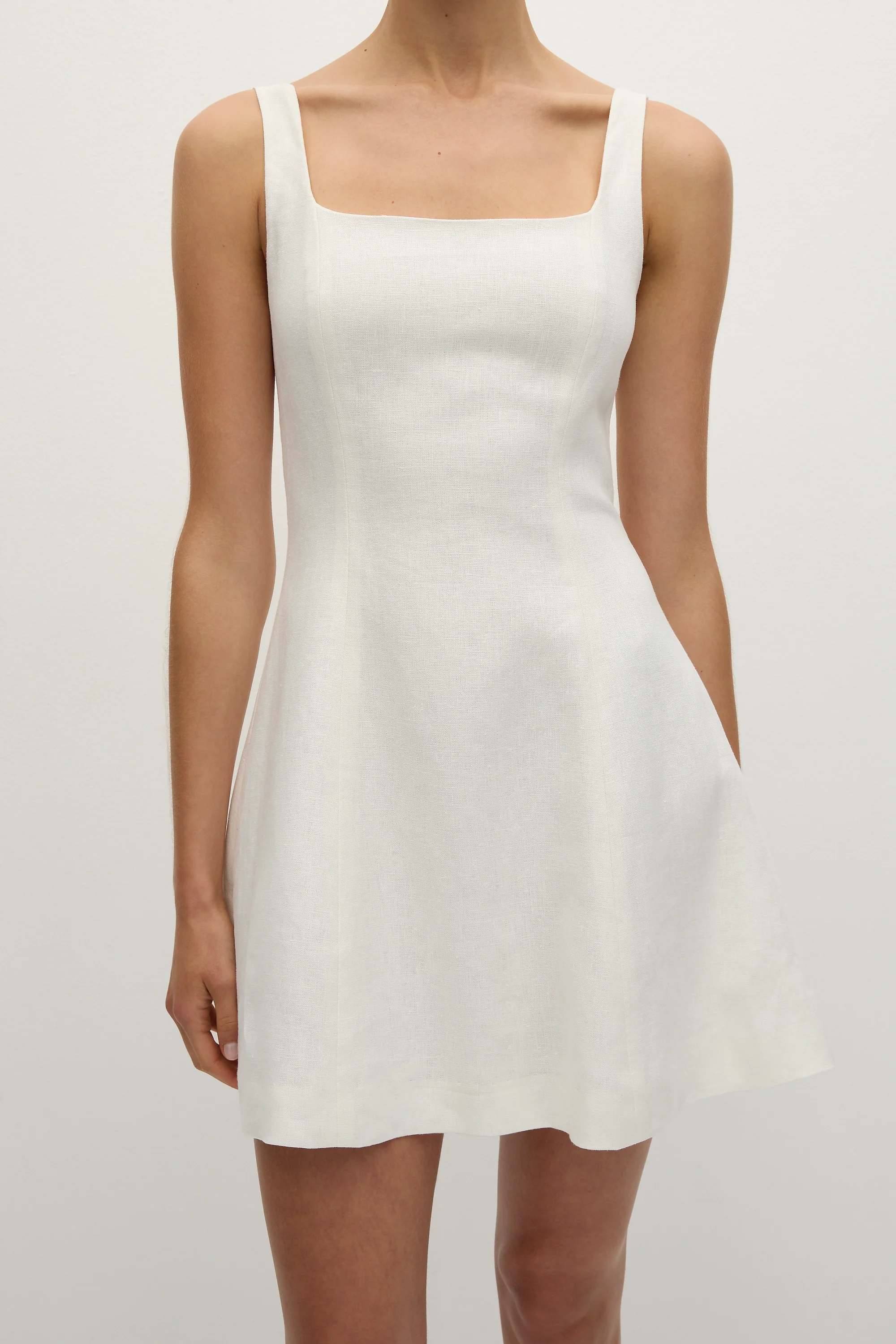 Felice Mini Dress White - Final Sale - Image 2